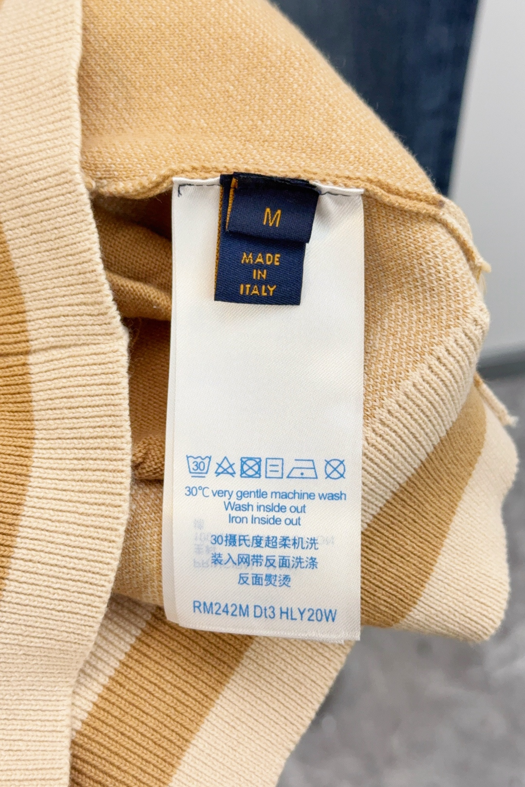 Louis Vuitton Male Jacket Wool Beige S-m-l-xl