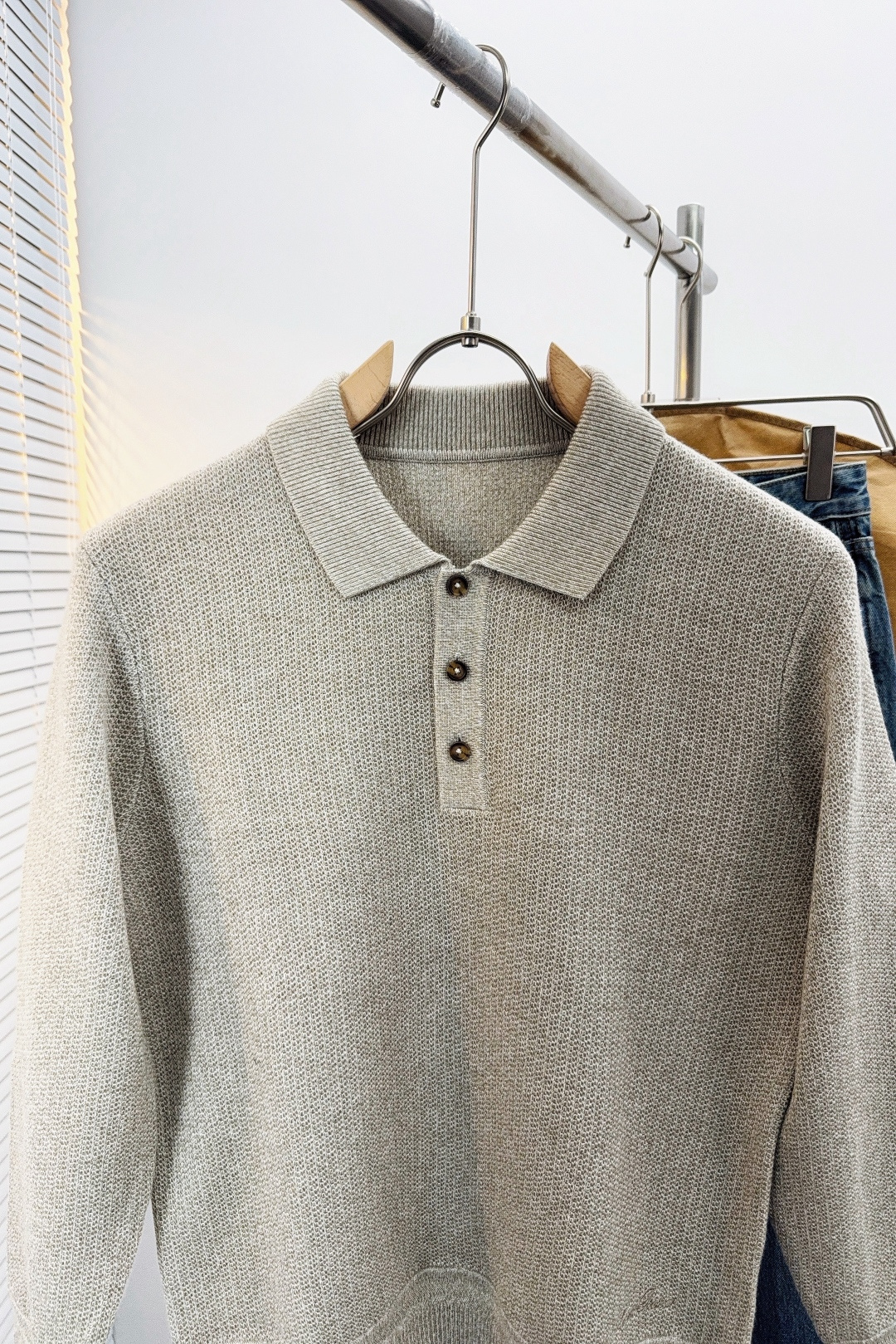Loro Piana Male Basic Clothing Wool S-m-l-xl