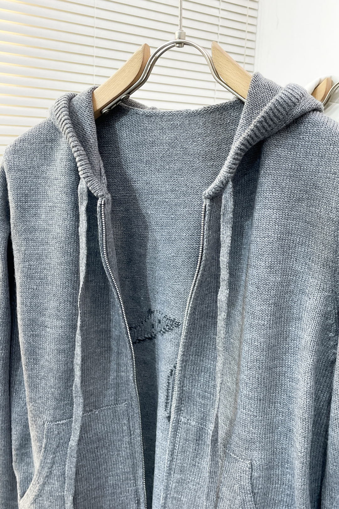 Thom Browne Basic Clothing Wool Gray Hooded S-m