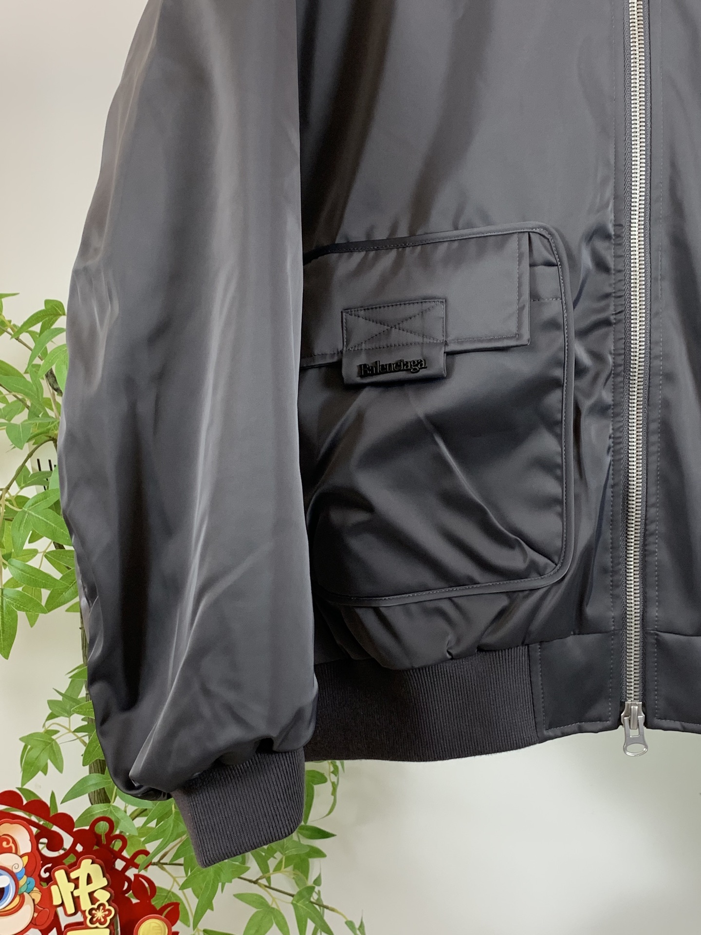 Balenciaga Down Jacket Goose Down Black Hooded S-m-xxxl