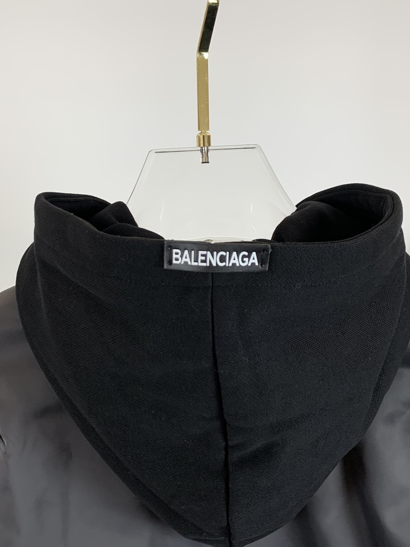 Balenciaga Down Jacket Goose Down Black Hooded S-m-xxxl