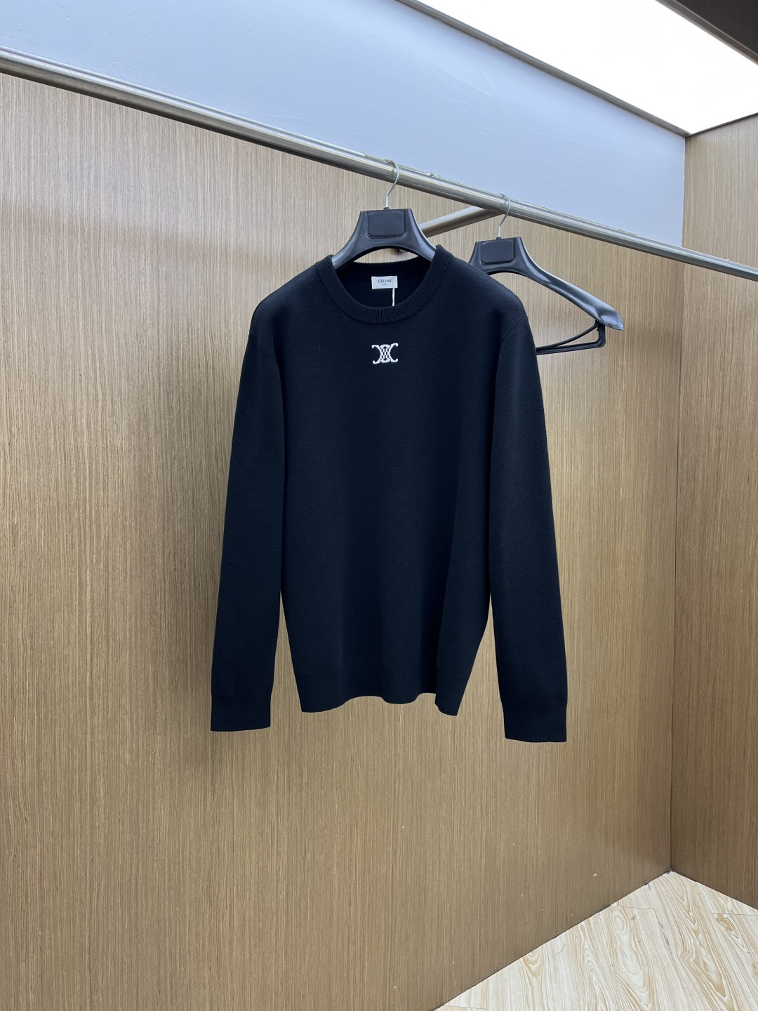 Celine Shirt Knitted Black Loose Fit S-l-xxl