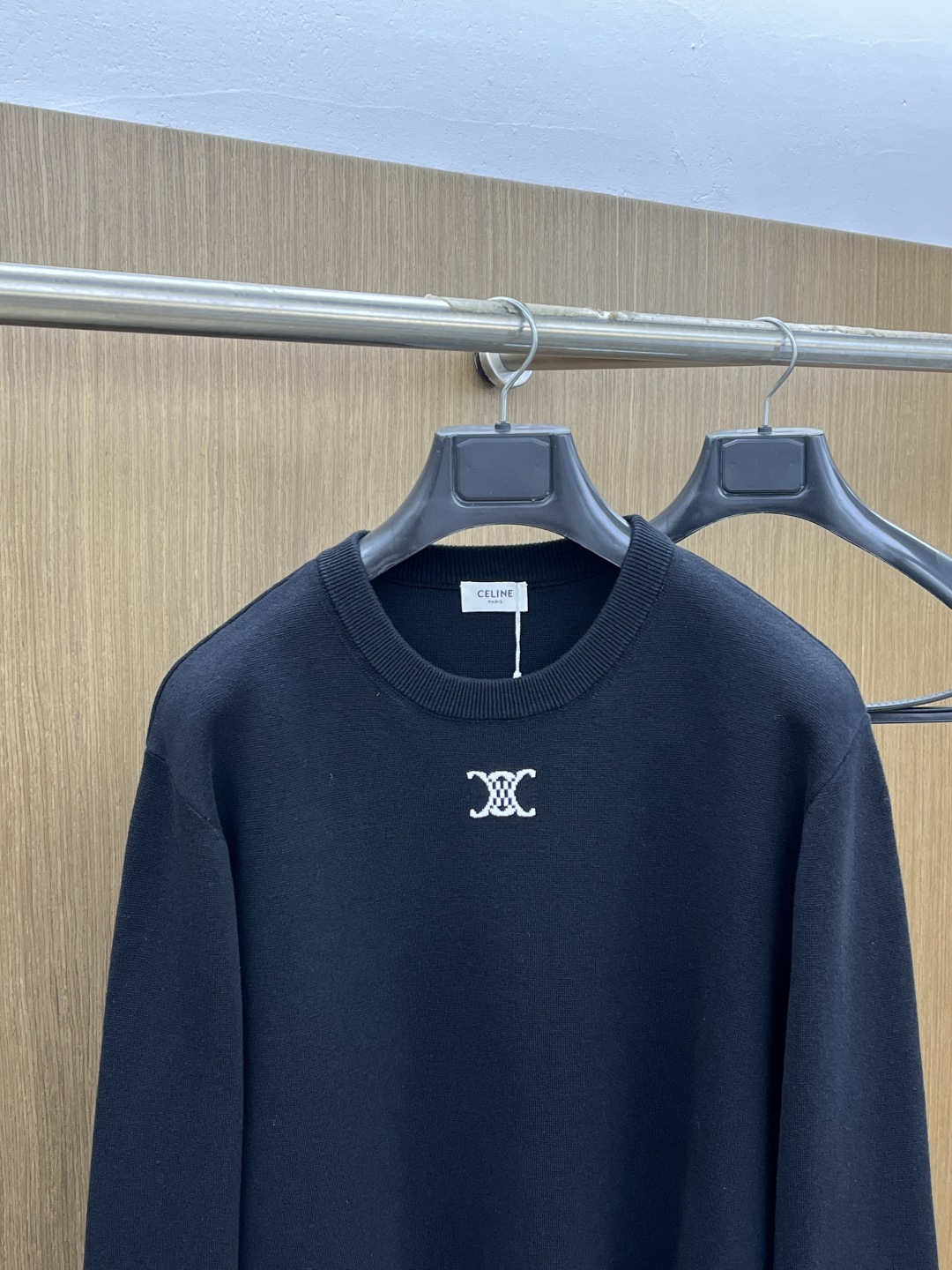 Celine Shirt Knitted Black Loose Fit S-l-xxl
