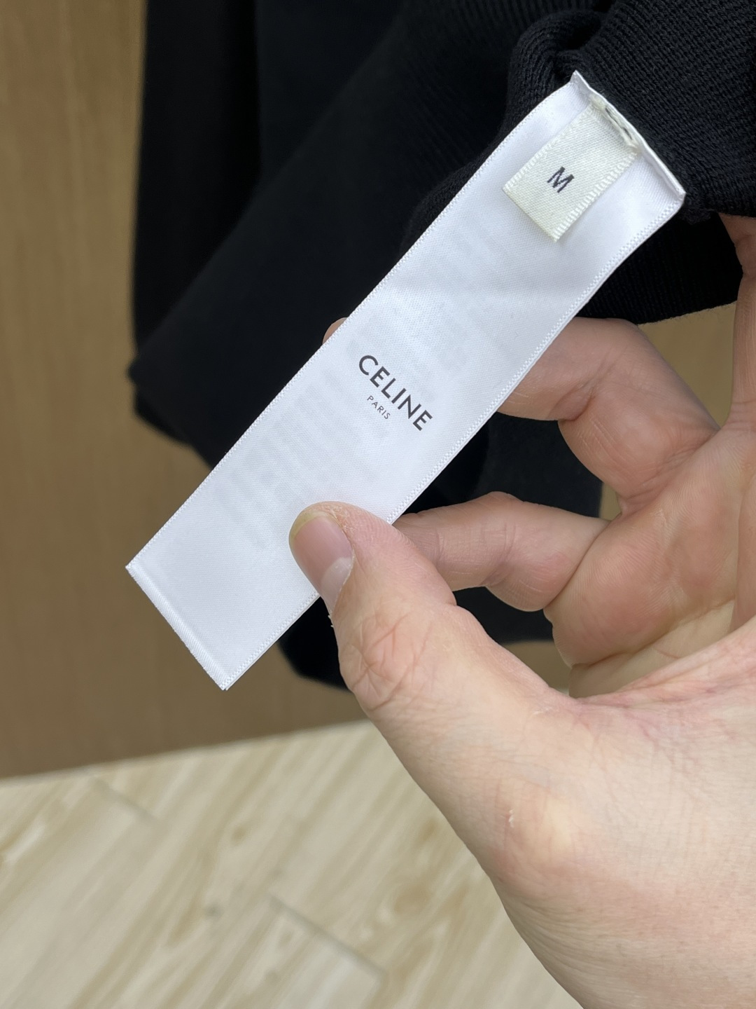 Celine Shirt Knitted Black Loose Fit S-l-xxl