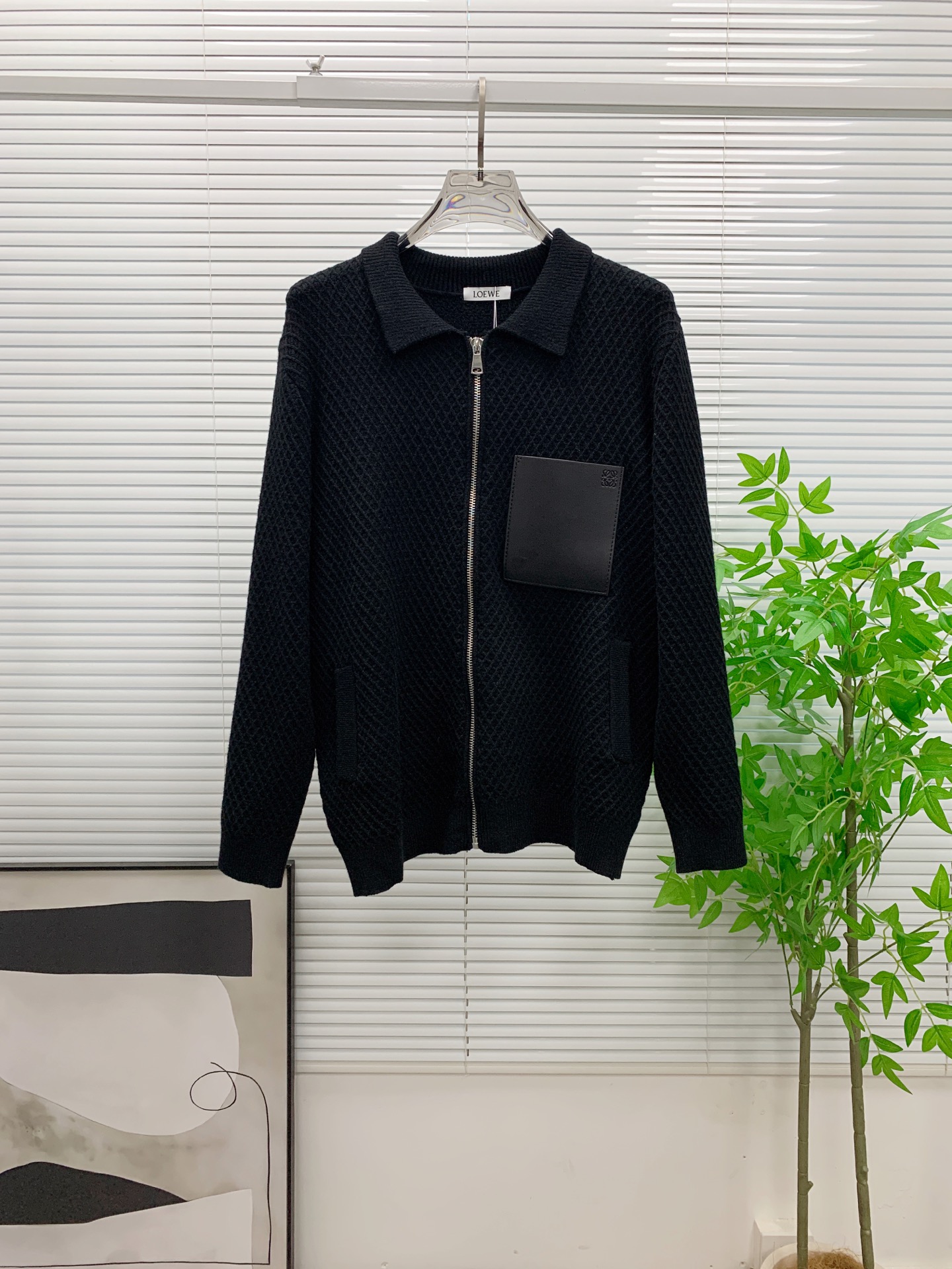Loewe Jeans Wool Black Loose Fit S-m-l-xl-175140