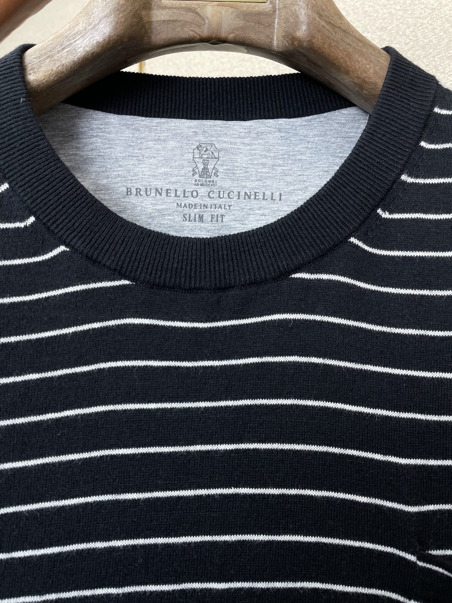 Brunello Cucinelli Male Basic Clothing Striped L