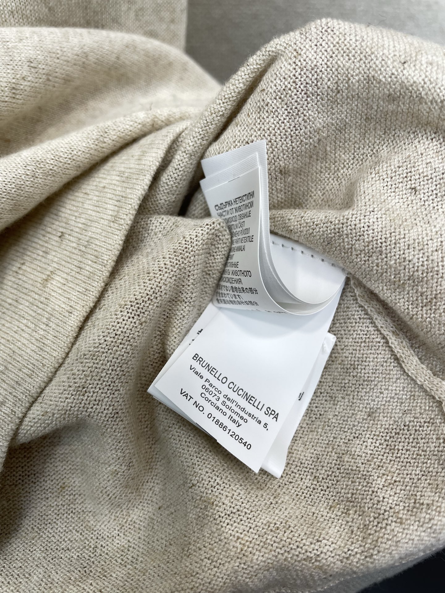 Brunello Cucinelli Male Basic Clothing Knitted L