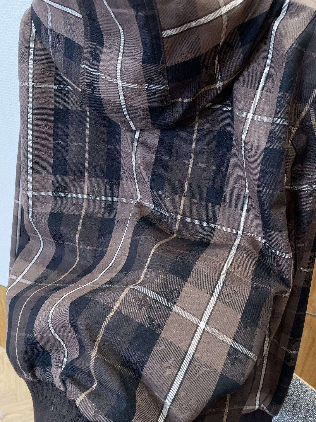 Louis Vuitton Jacket Wool Brown Hooded S-m-l-48