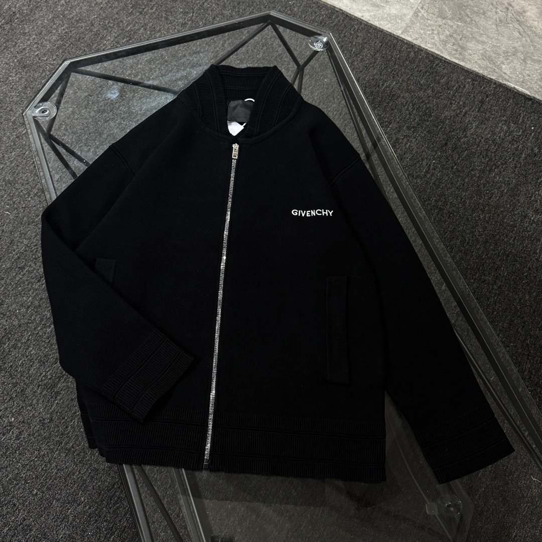 Givenchy Couple Basic Clothing Wool Black Xs-s-l