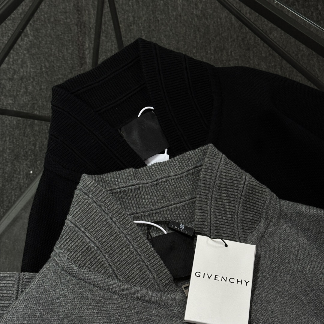 Givenchy Couple Basic Clothing Wool Black Xs-s-l