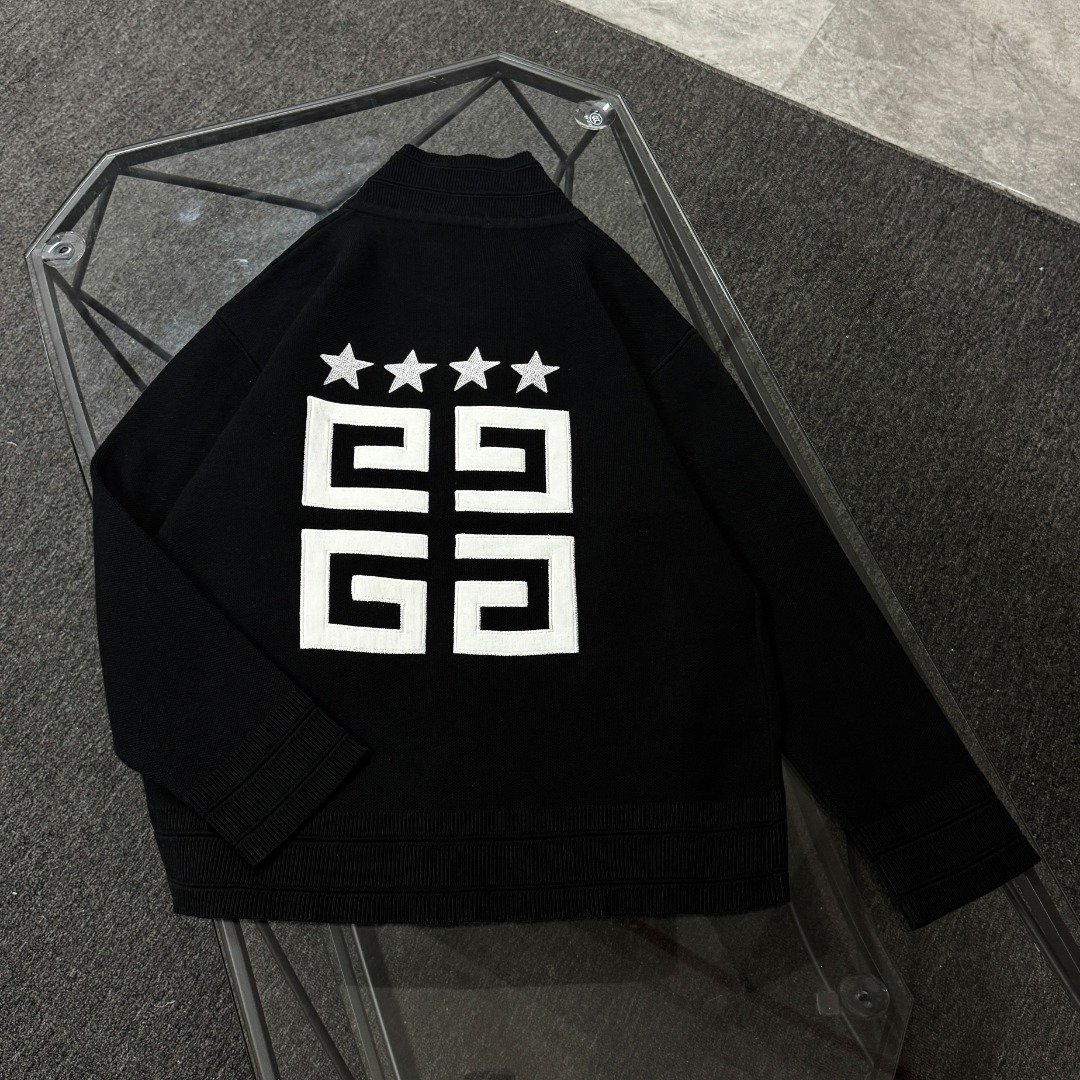 Givenchy Couple Basic Clothing Wool Black Xs-s-l