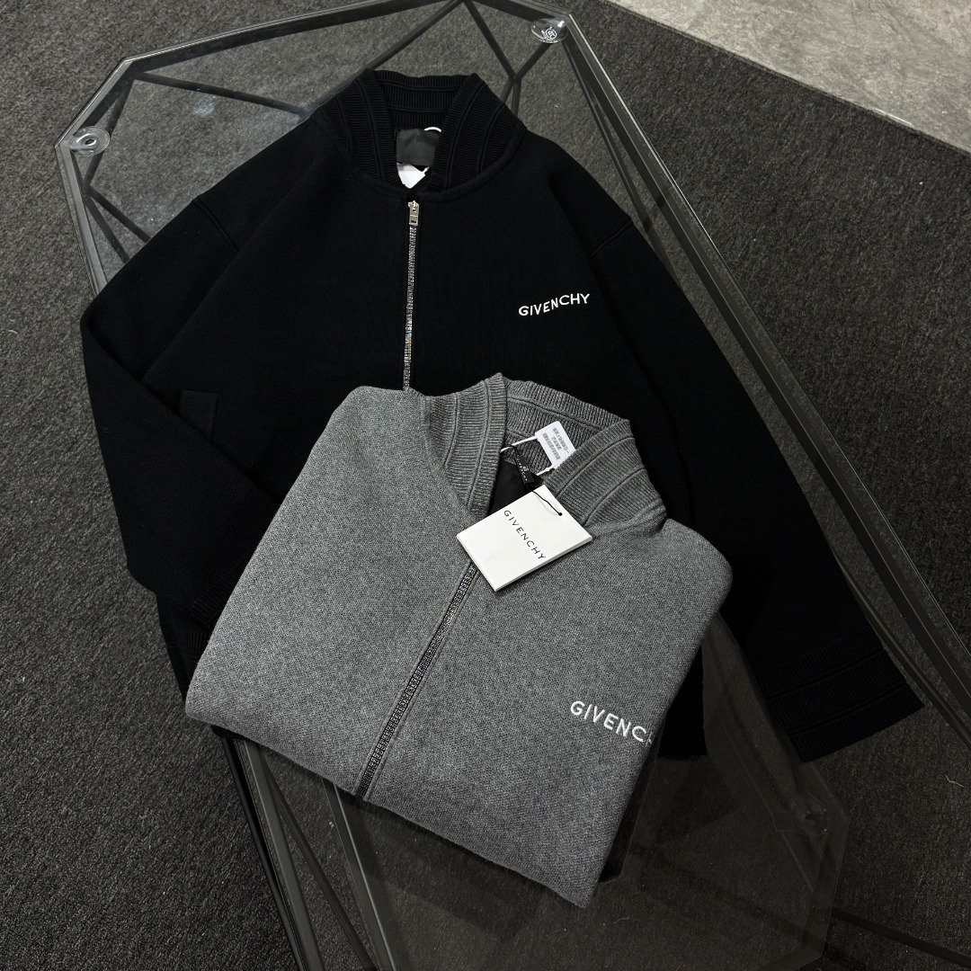 Givenchy Couple Basic Clothing Wool Black Xs-s-l