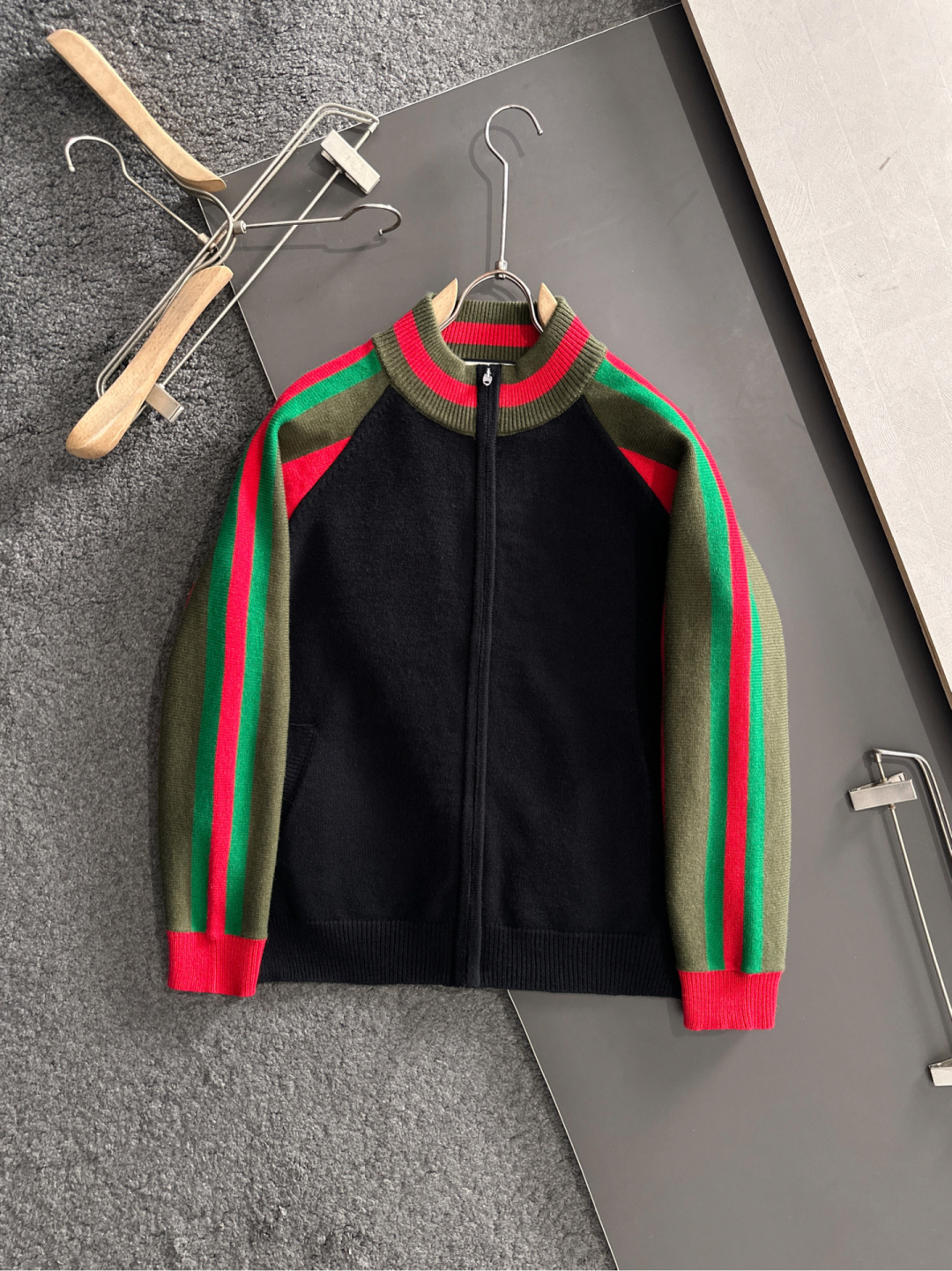 Gucci Couple Basic Clothing Wool Striped S-m-xxxl