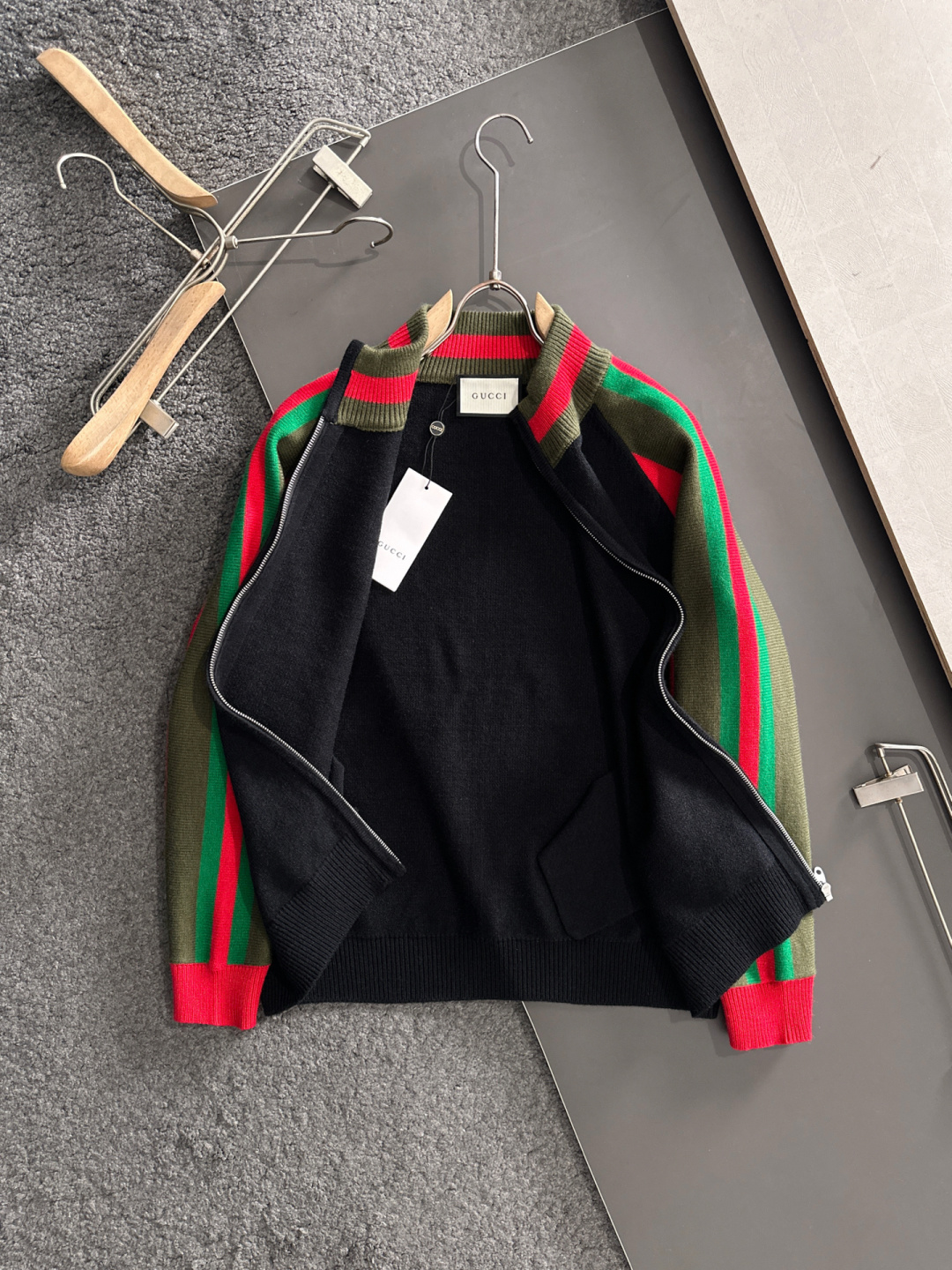 Gucci Couple Basic Clothing Wool Striped S-m-xxxl