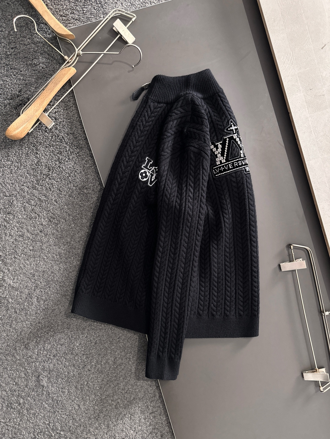 Louis Vuitton Couple Basic Clothing Wool Striped S-m-xxxl