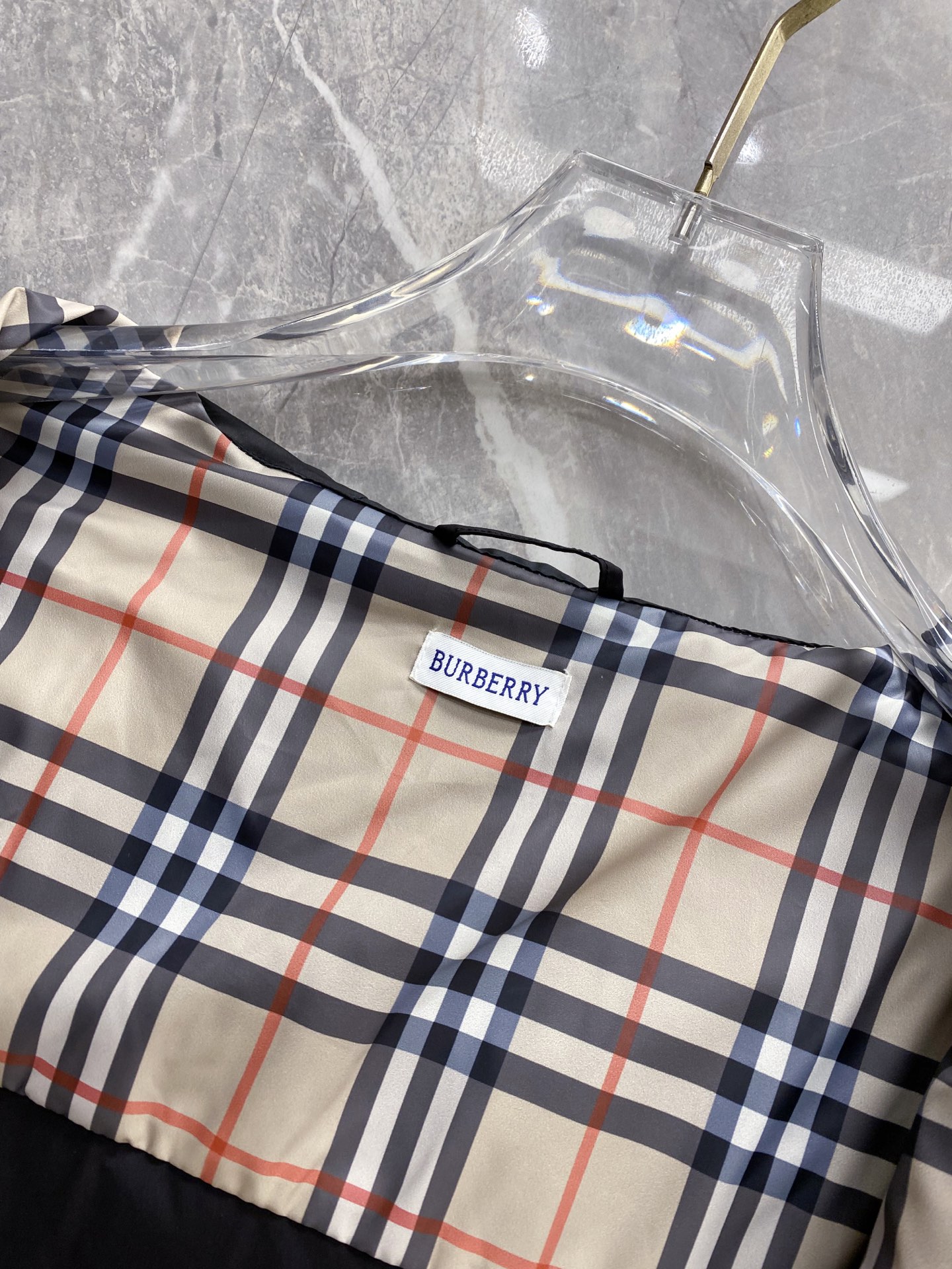 Burberry Jacket Black Hooded S