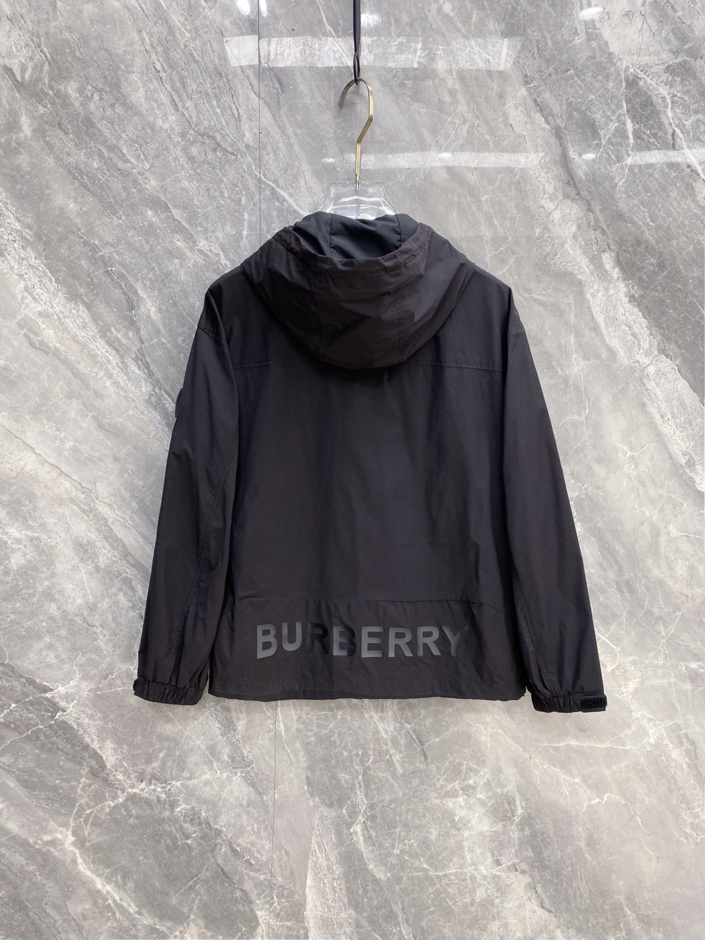 Burberry Jacket Black Hooded S