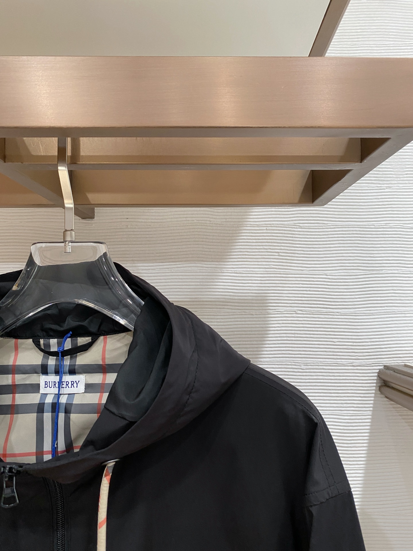 Burberry Jacket Black Hooded S