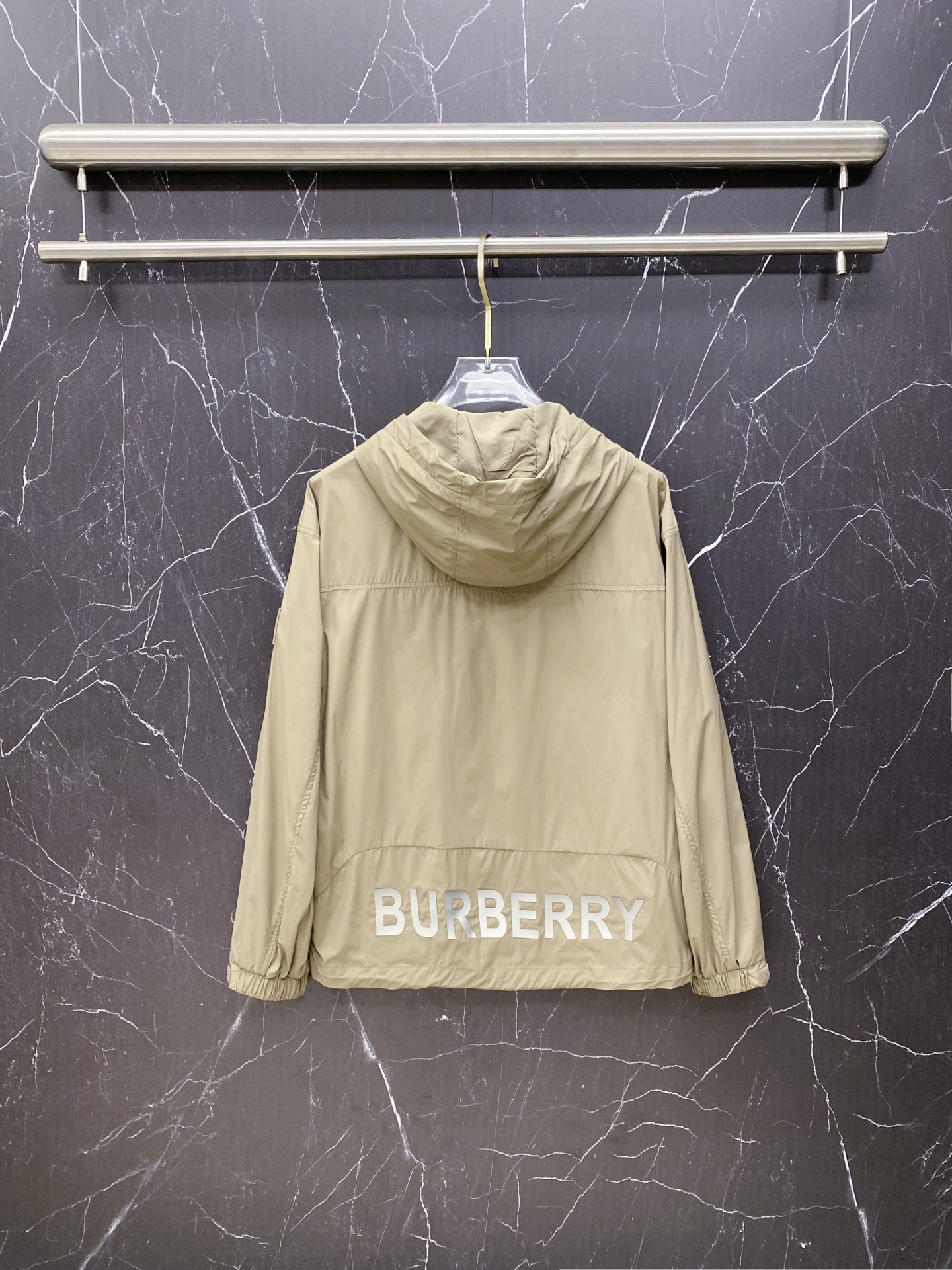 Burberry Jacket Black Hooded S