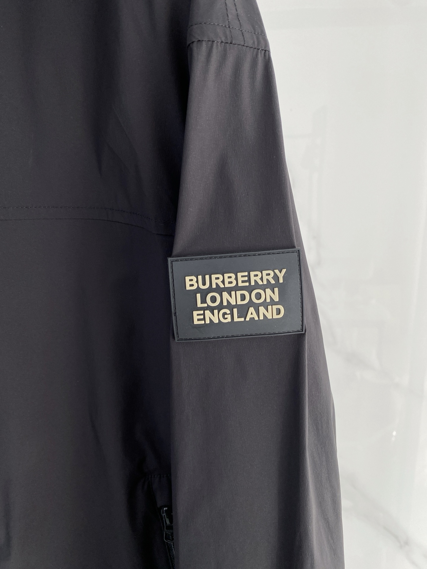 Burberry Jacket Black Hooded S