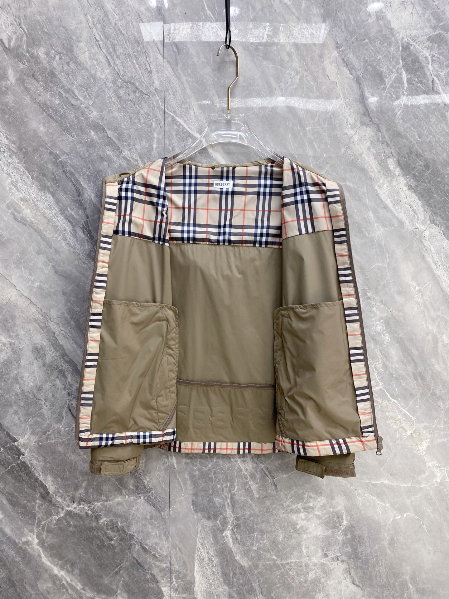 Burberry Jacket Black Hooded S