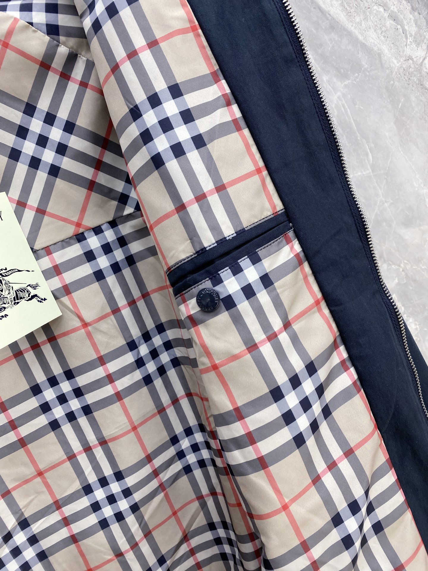 Burberry Jacket Black Hooded S