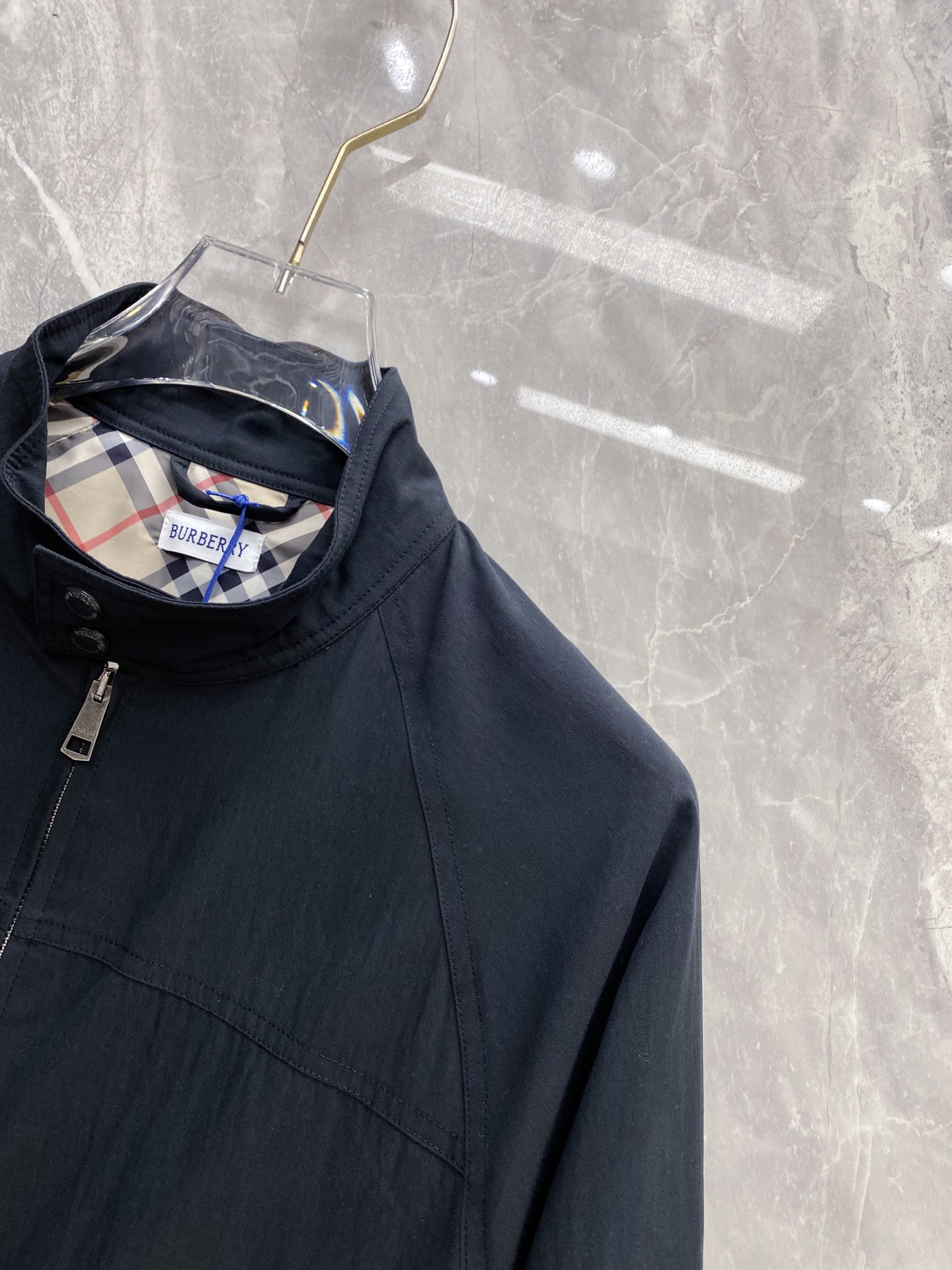 Burberry Jacket Black Hooded S