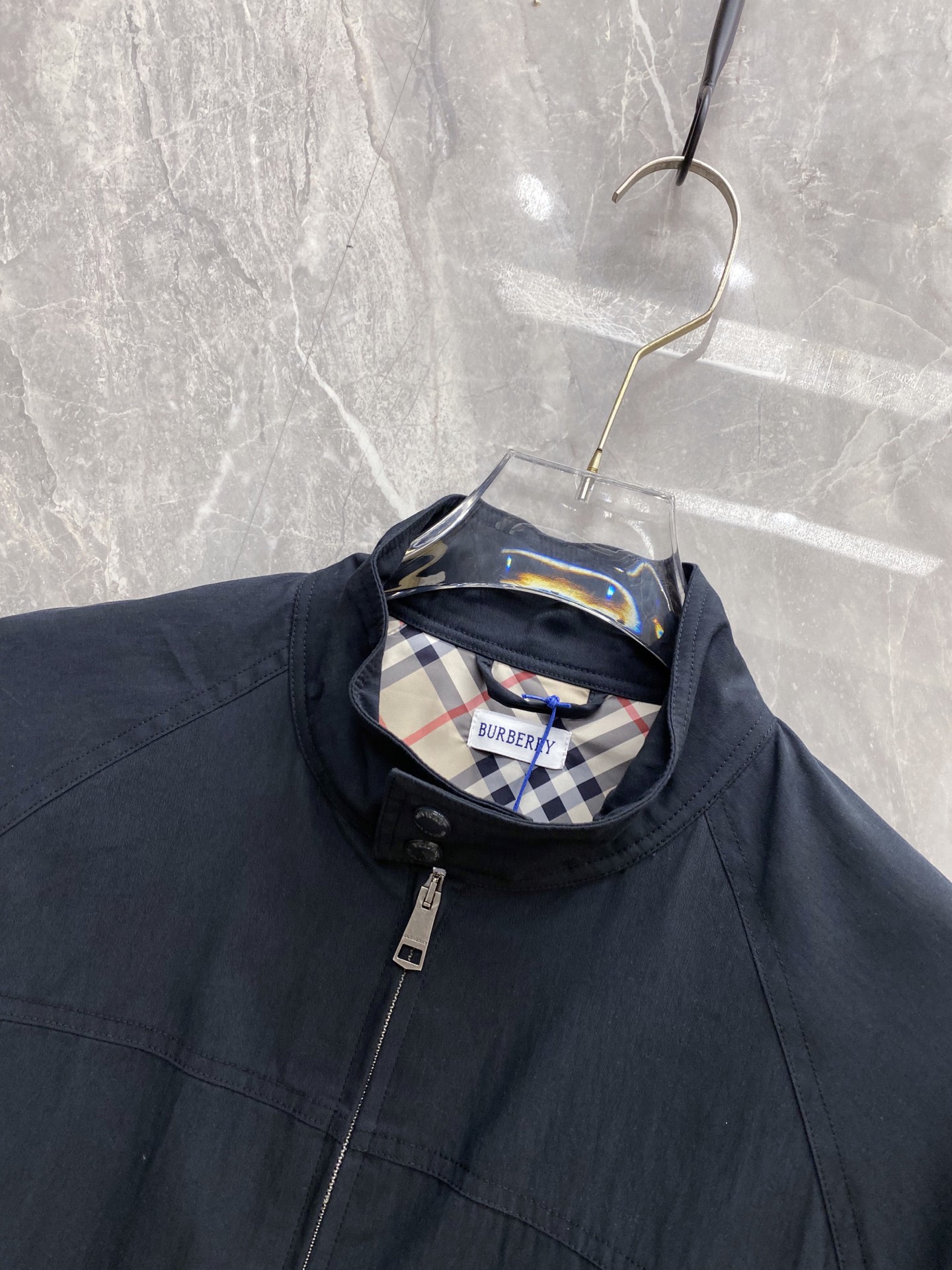 Burberry Jacket Black Hooded S