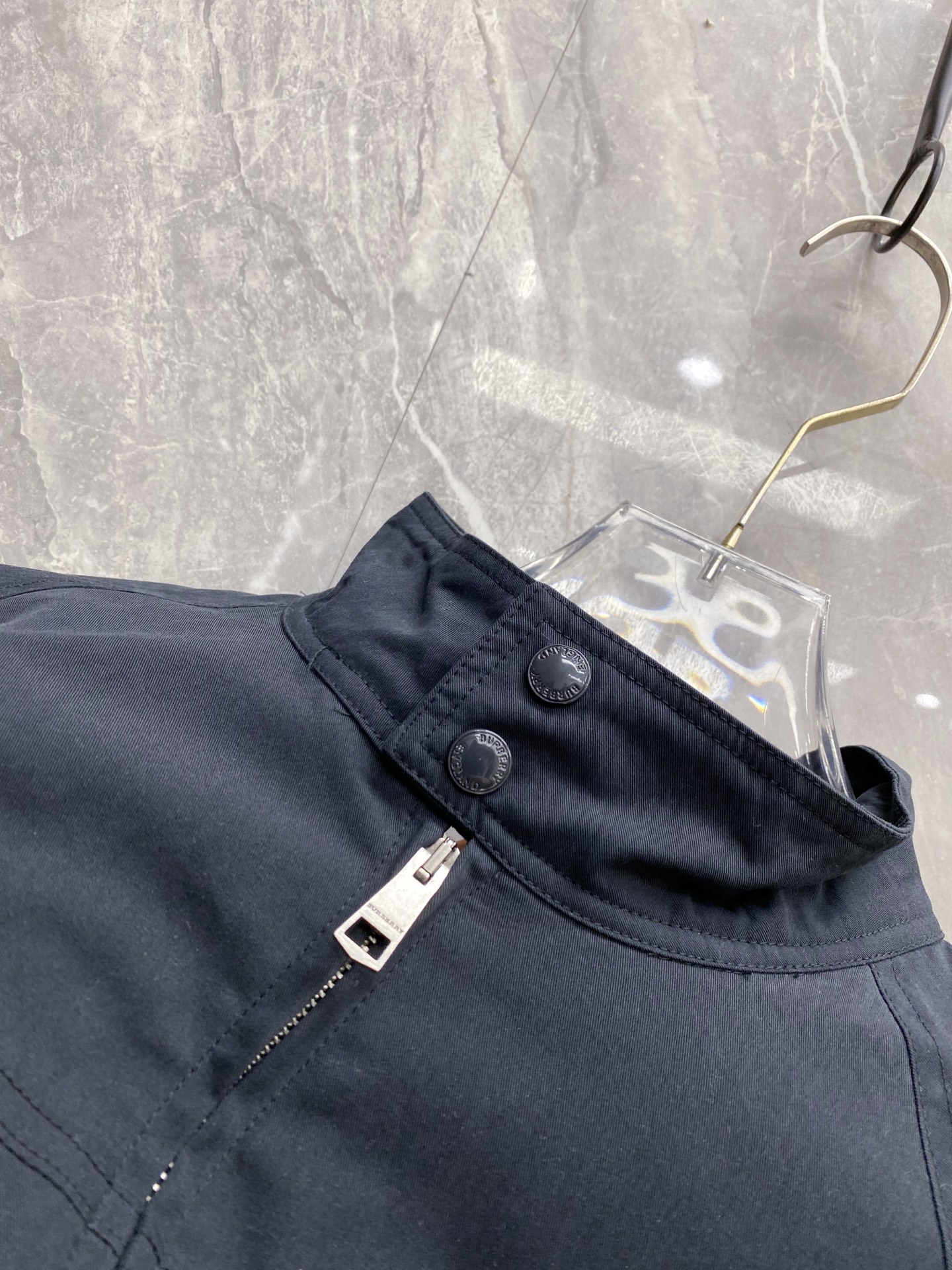 Burberry Jacket Black Hooded S