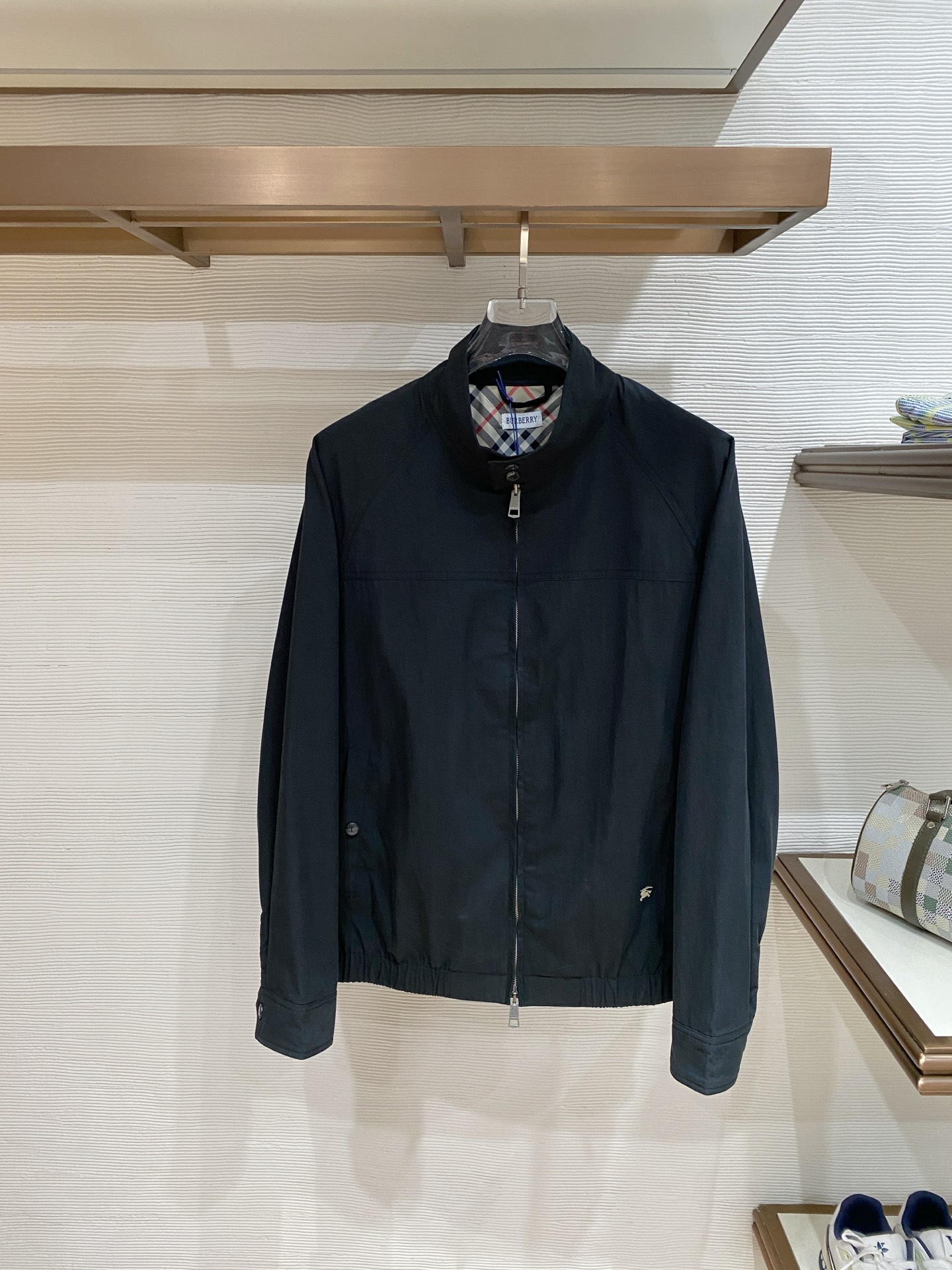 Burberry Jacket Black Hooded S
