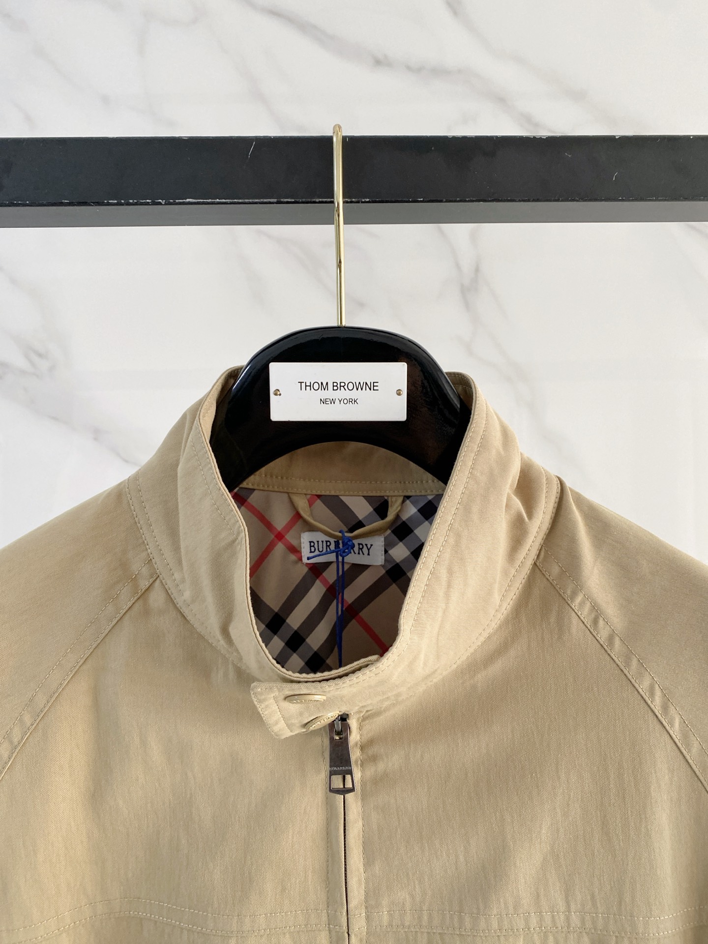 Burberry Jacket Black Hooded S