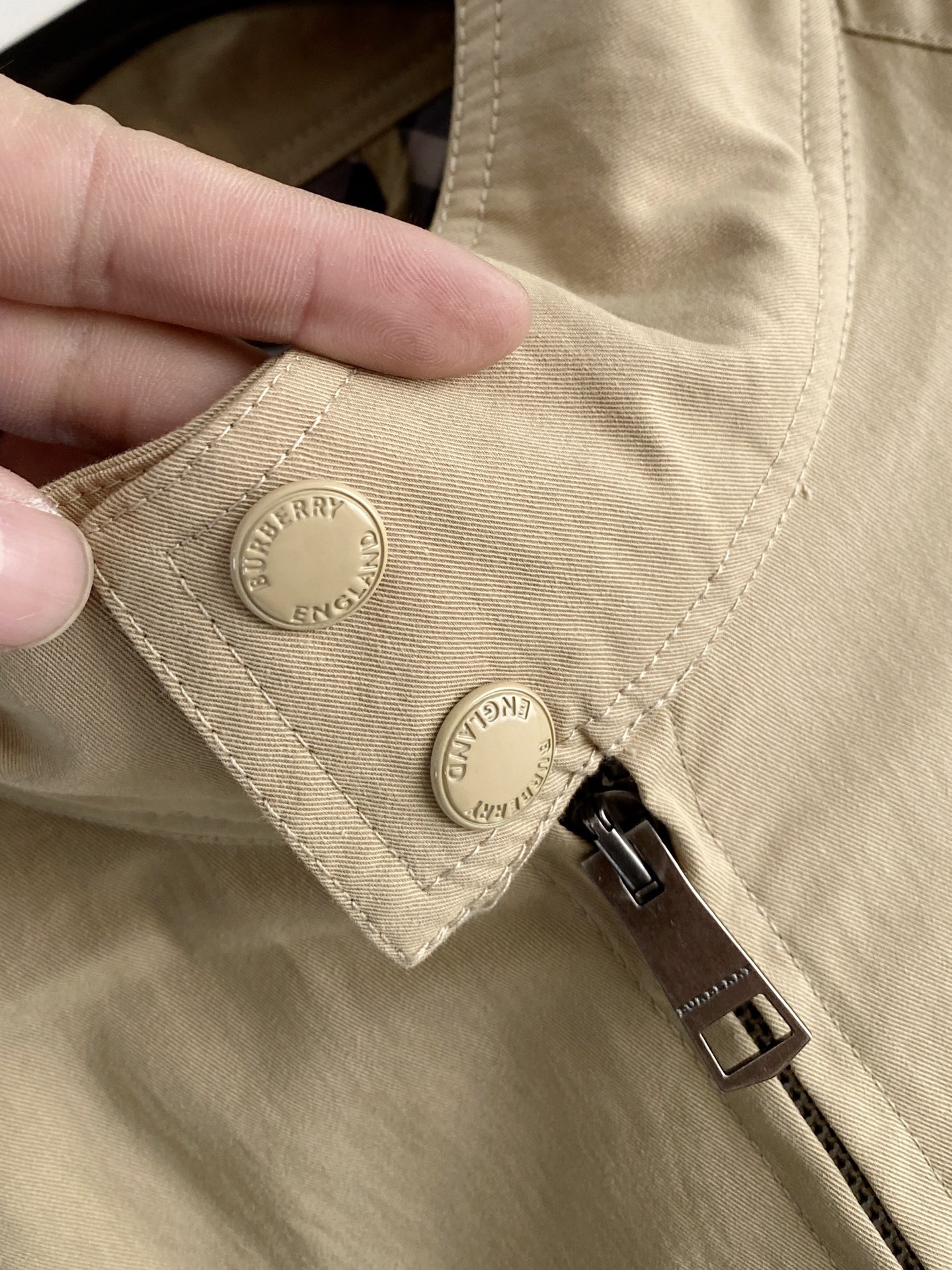 Burberry Jacket Black Hooded S