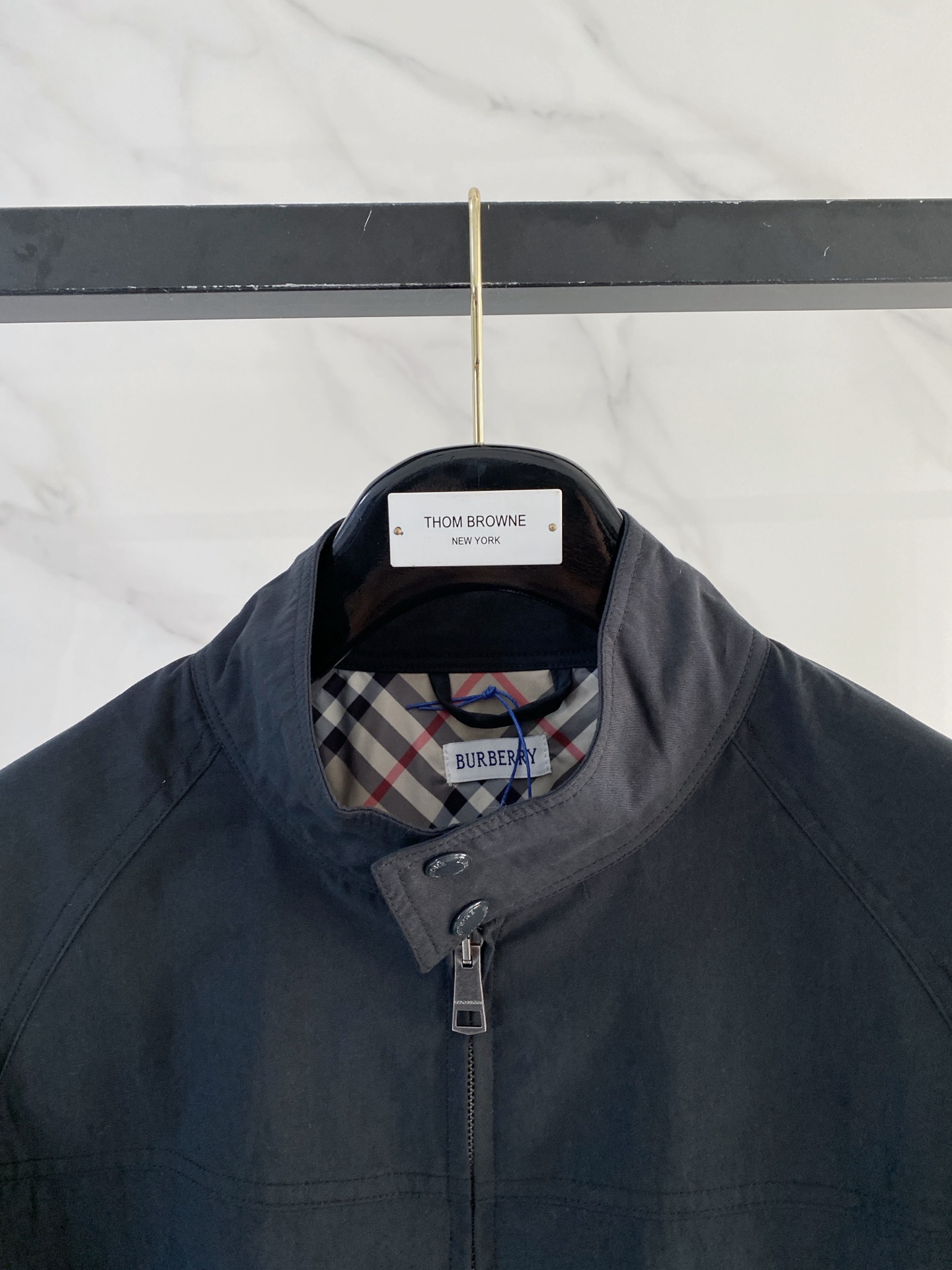 Burberry Jacket Black Hooded S