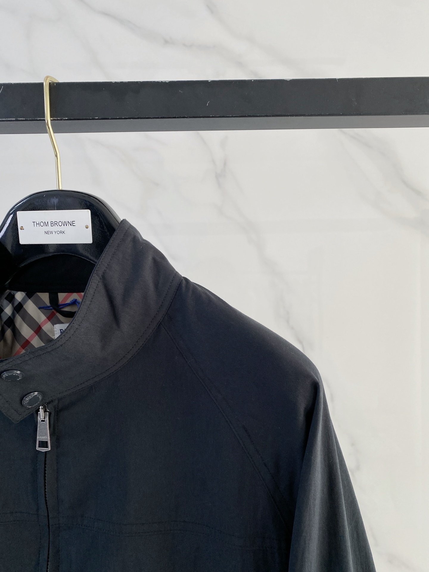 Burberry Jacket Black Hooded S