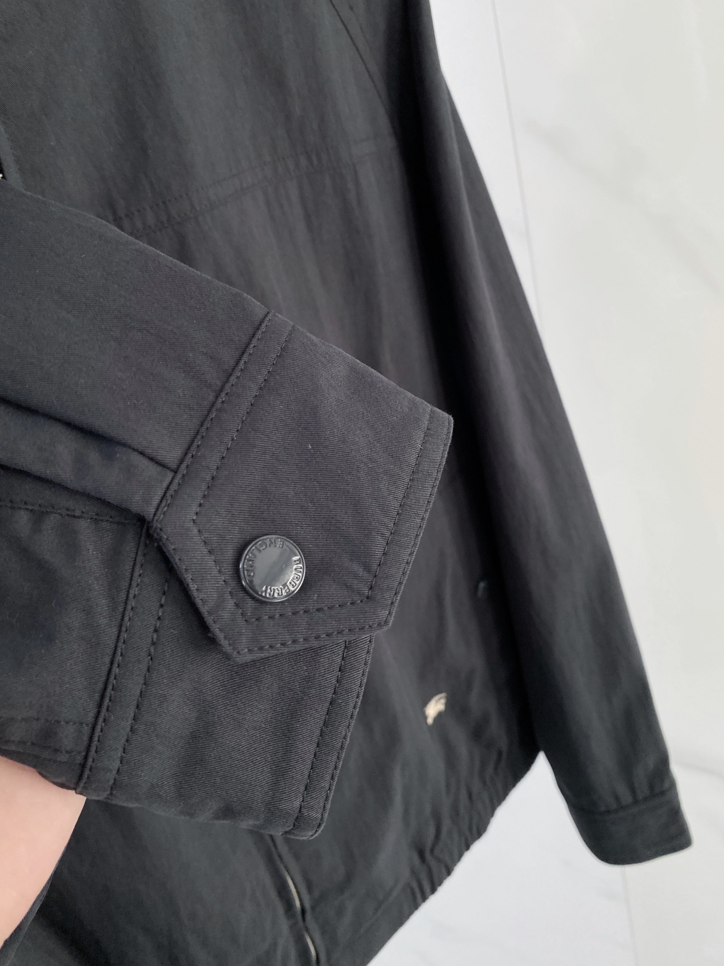 Burberry Jacket Black Hooded S