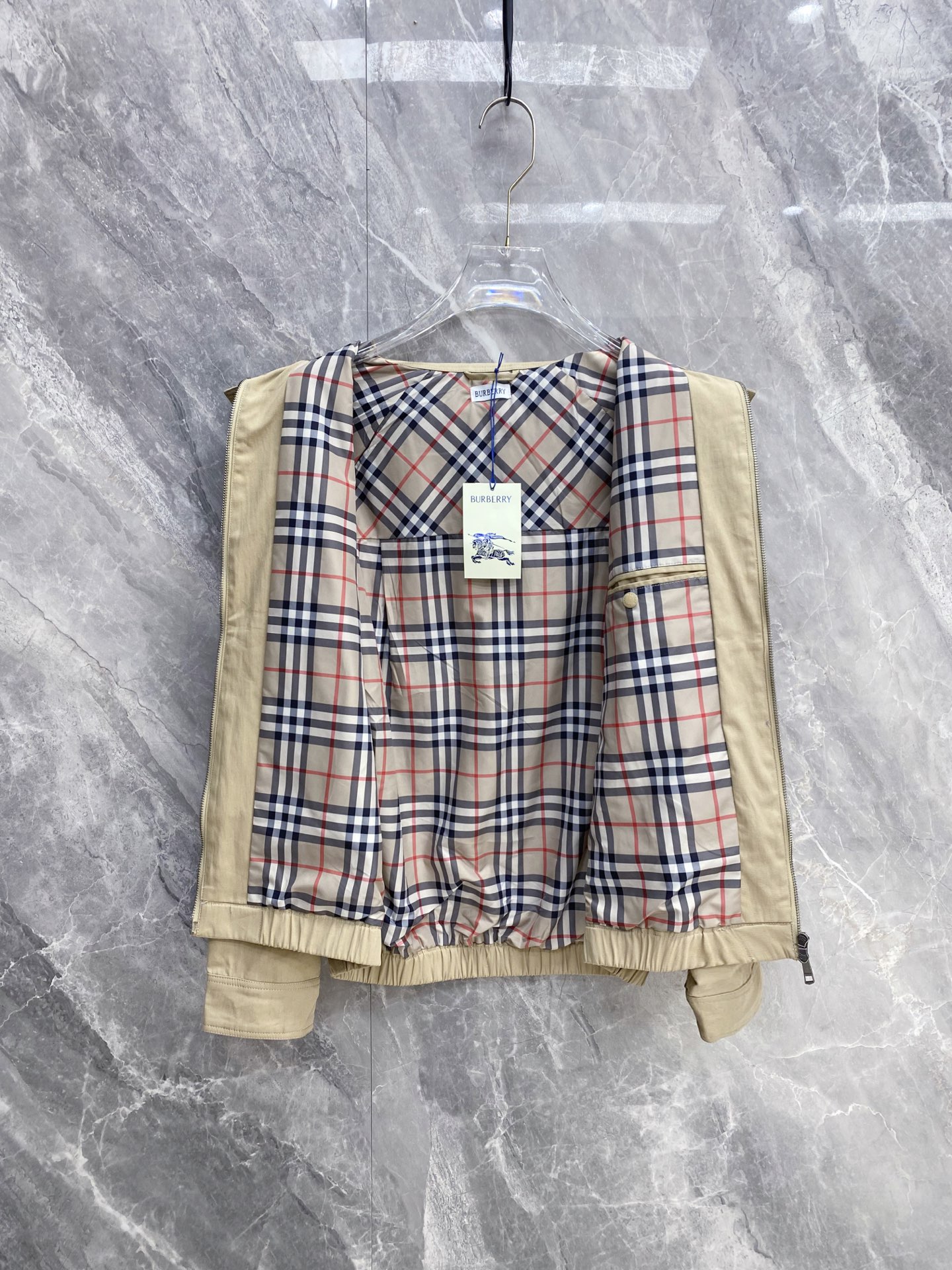 Burberry Jacket Black Hooded S