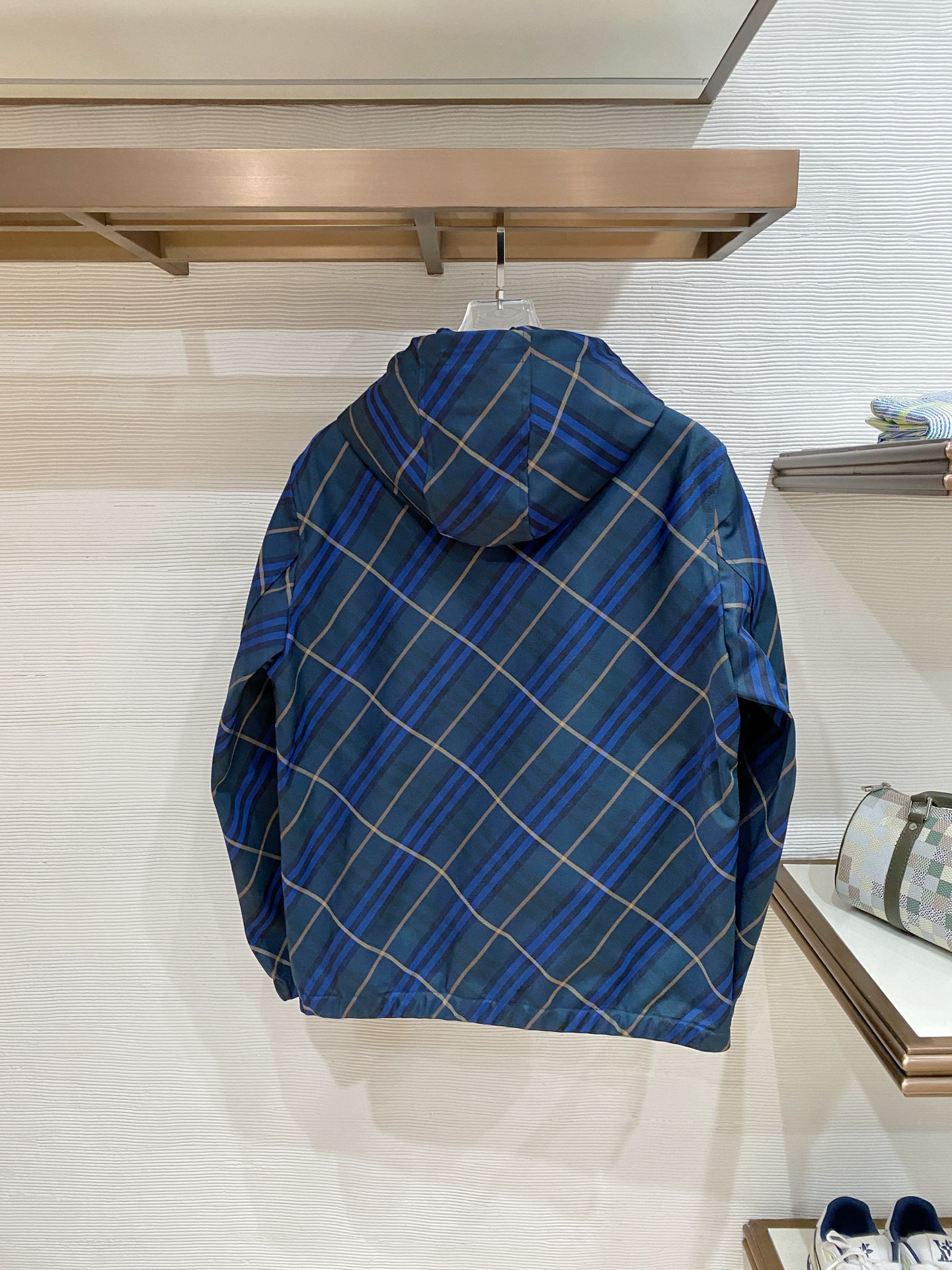 Burberry Jacket Blue Hooded