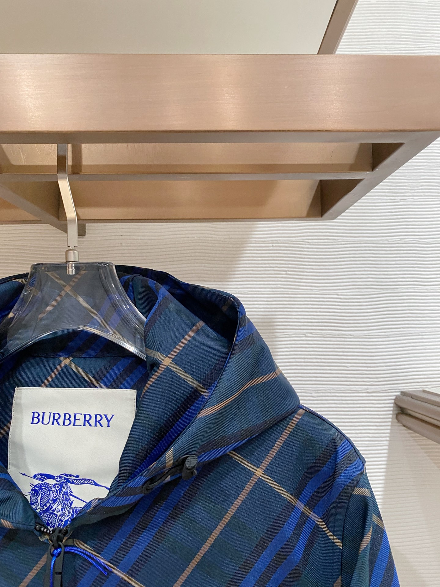 Burberry Jacket Blue Hooded