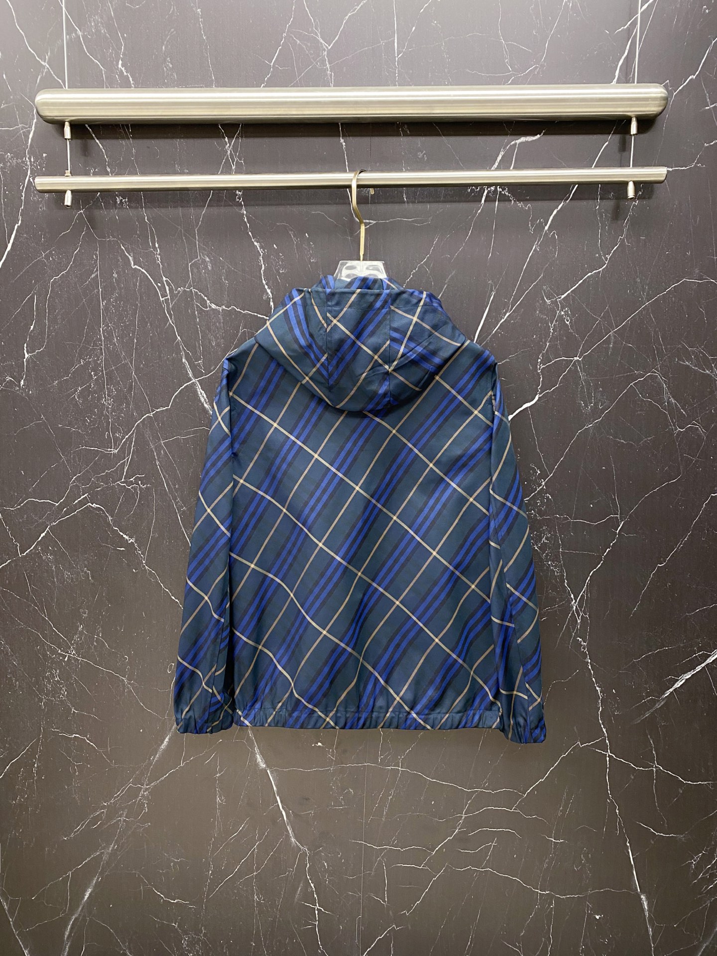 Burberry Jacket Blue Hooded