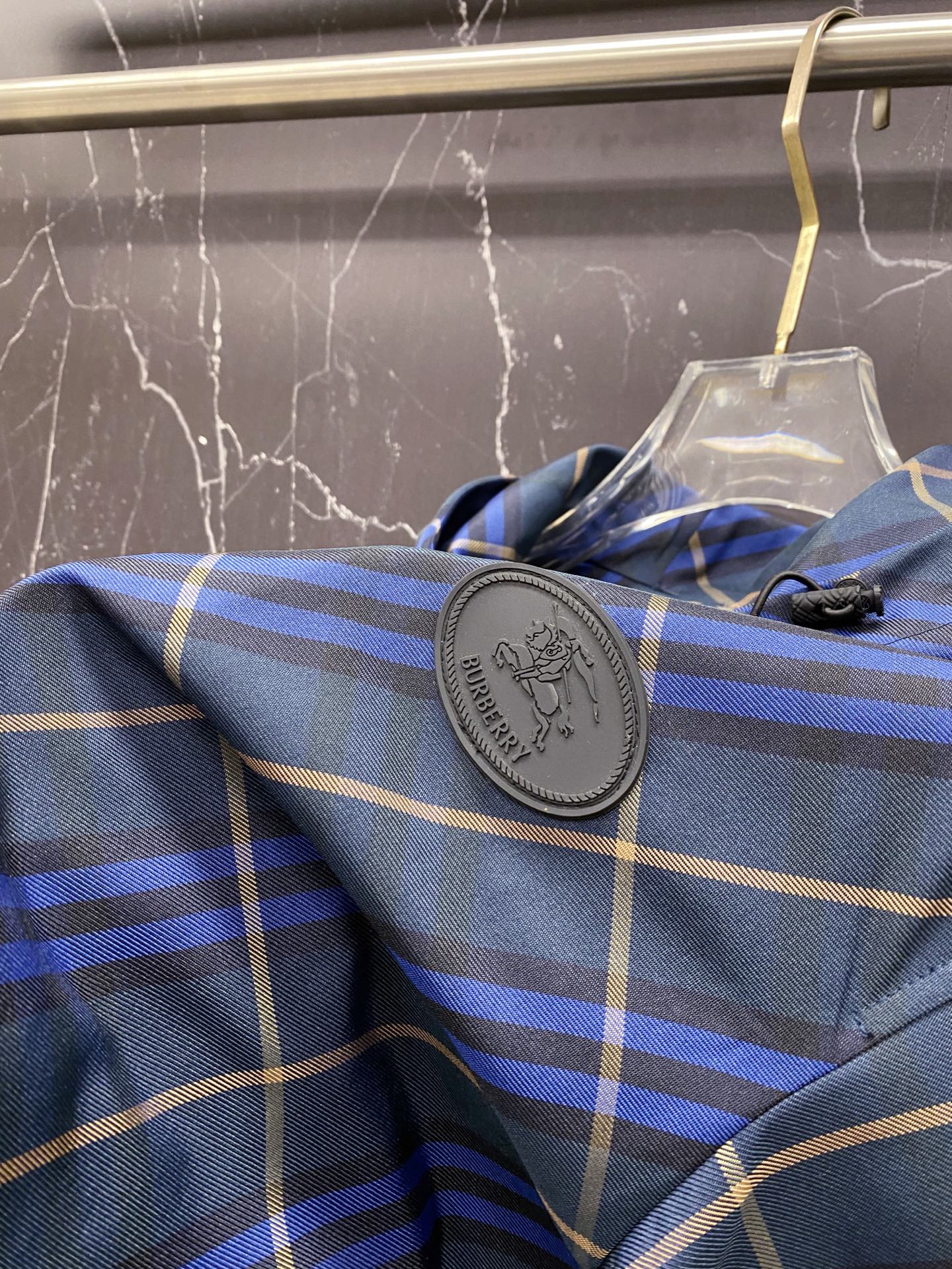 Burberry Jacket Blue Hooded