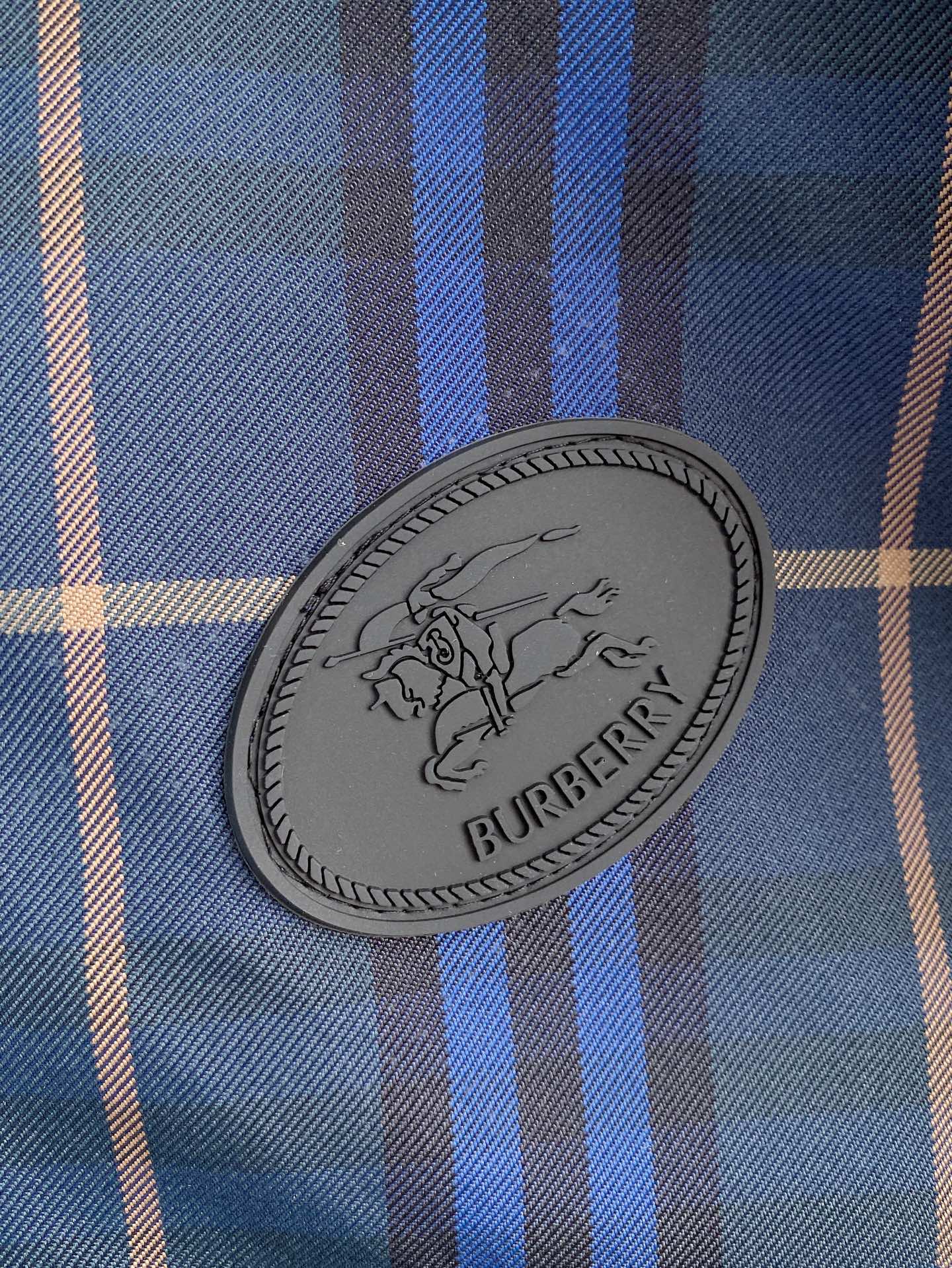 Burberry Jacket Blue Hooded