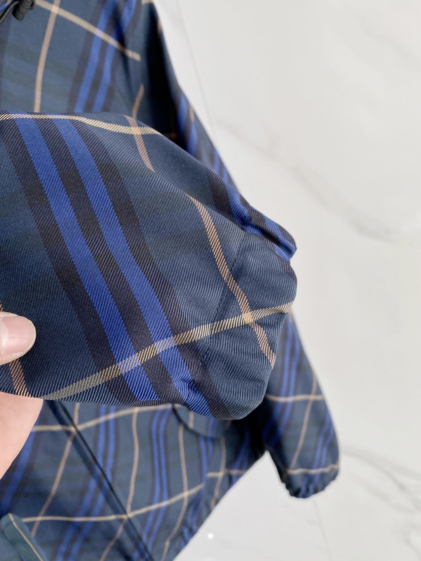 Burberry Jacket Blue Hooded