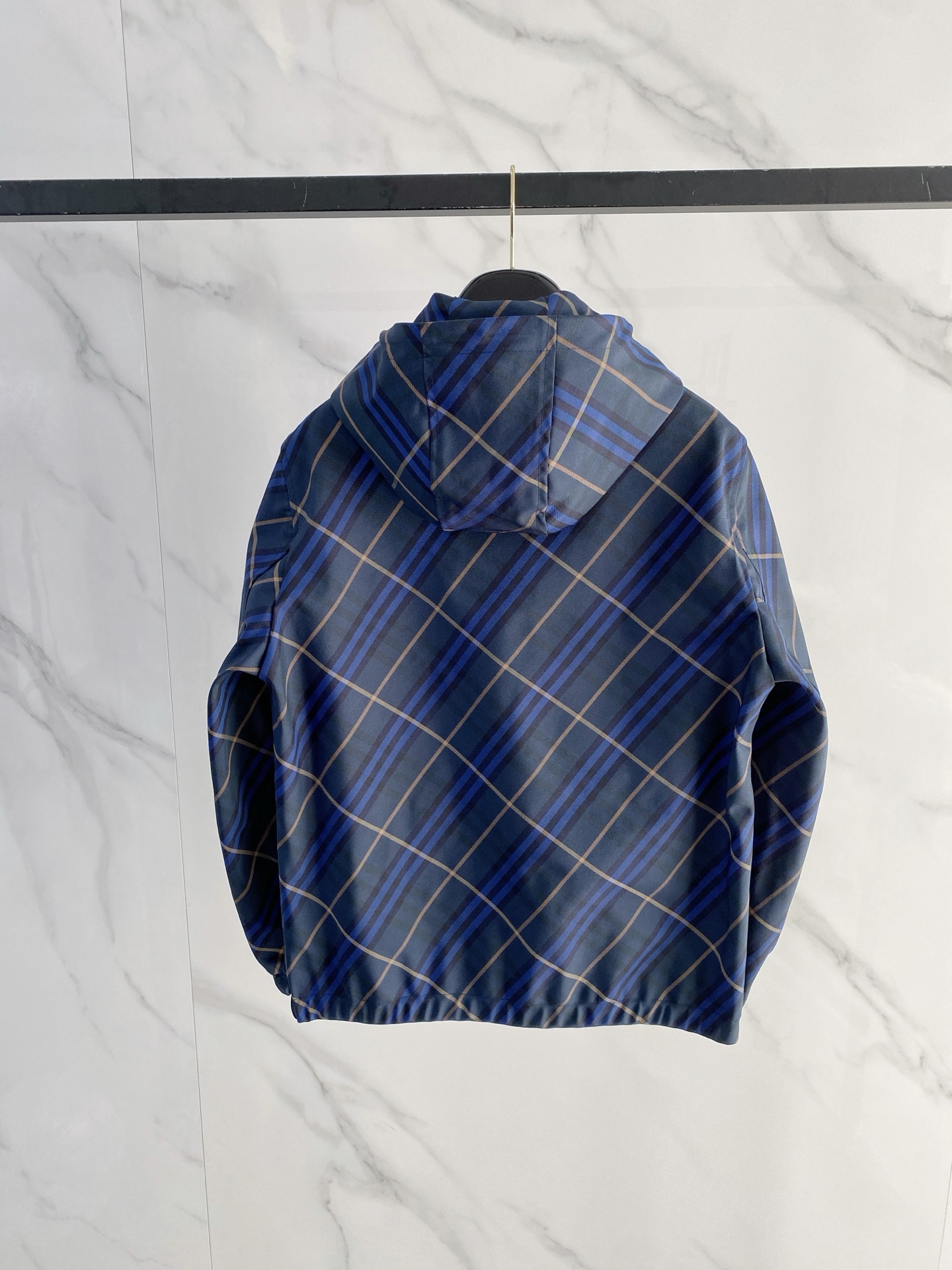 Burberry Jacket Blue Hooded