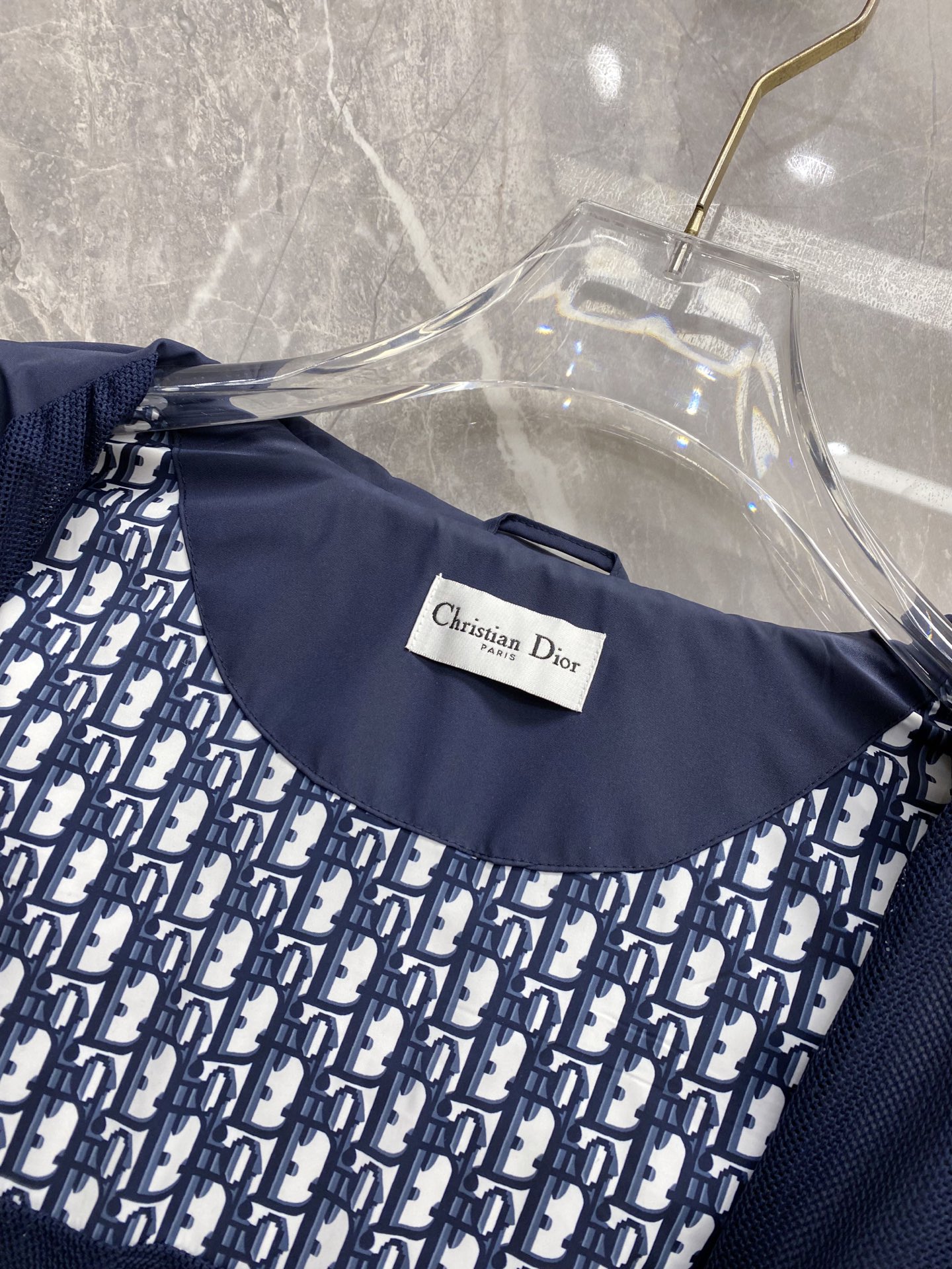 Dior Jacket Blue Hooded S