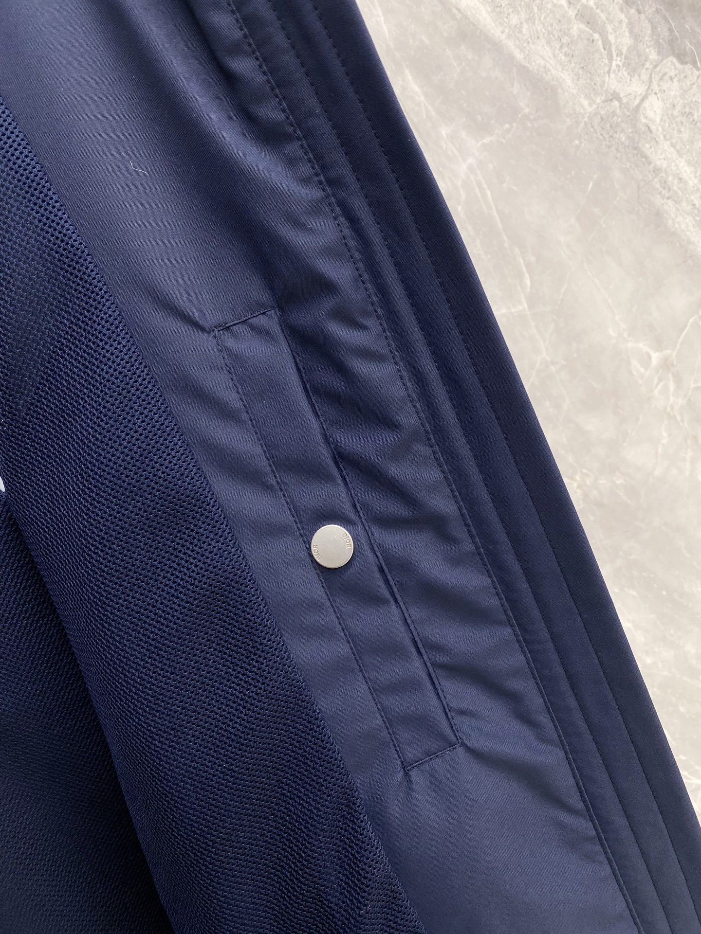 Dior Jacket Blue Hooded S