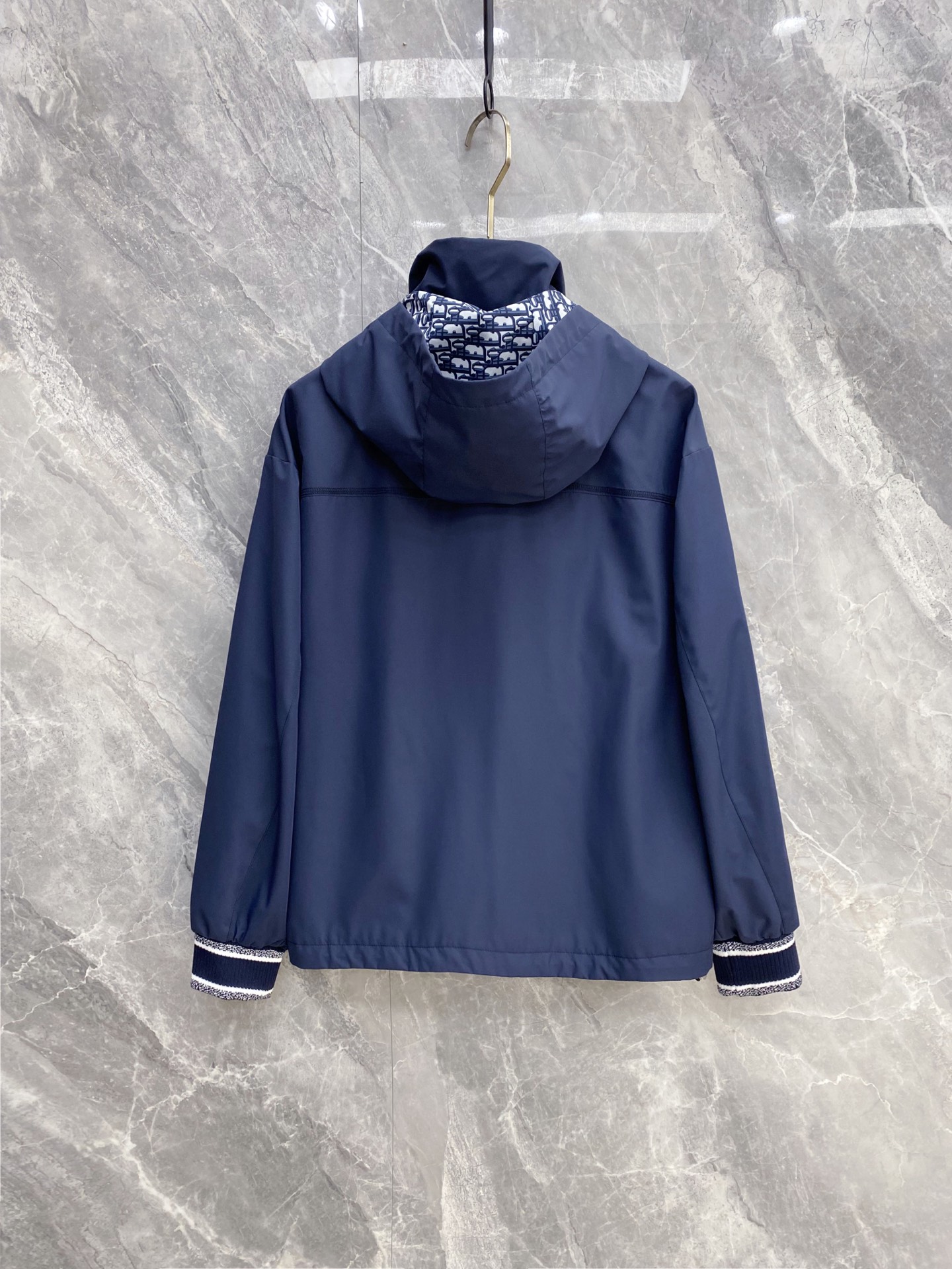 Dior Jacket Blue Hooded S