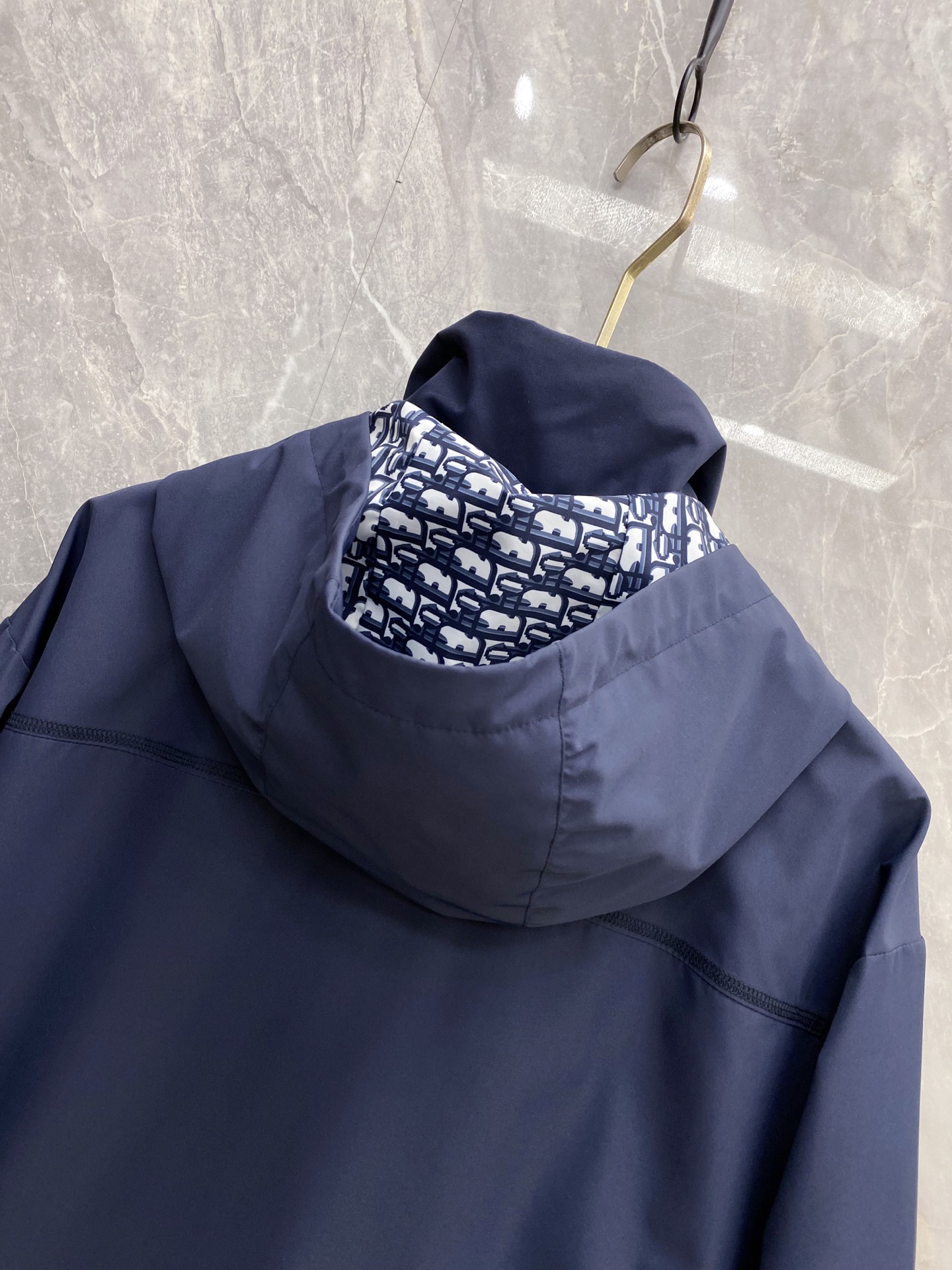 Dior Jacket Blue Hooded S