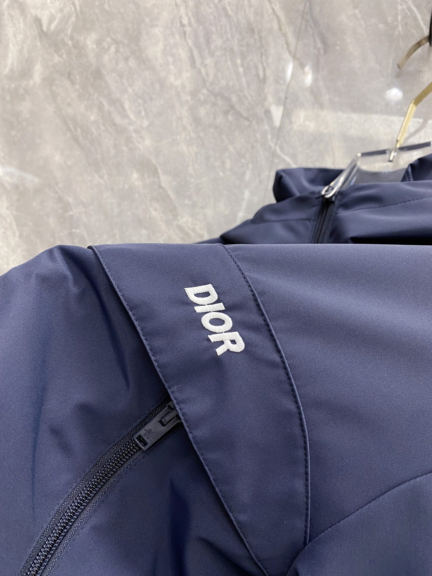 Dior Jacket Blue Hooded S