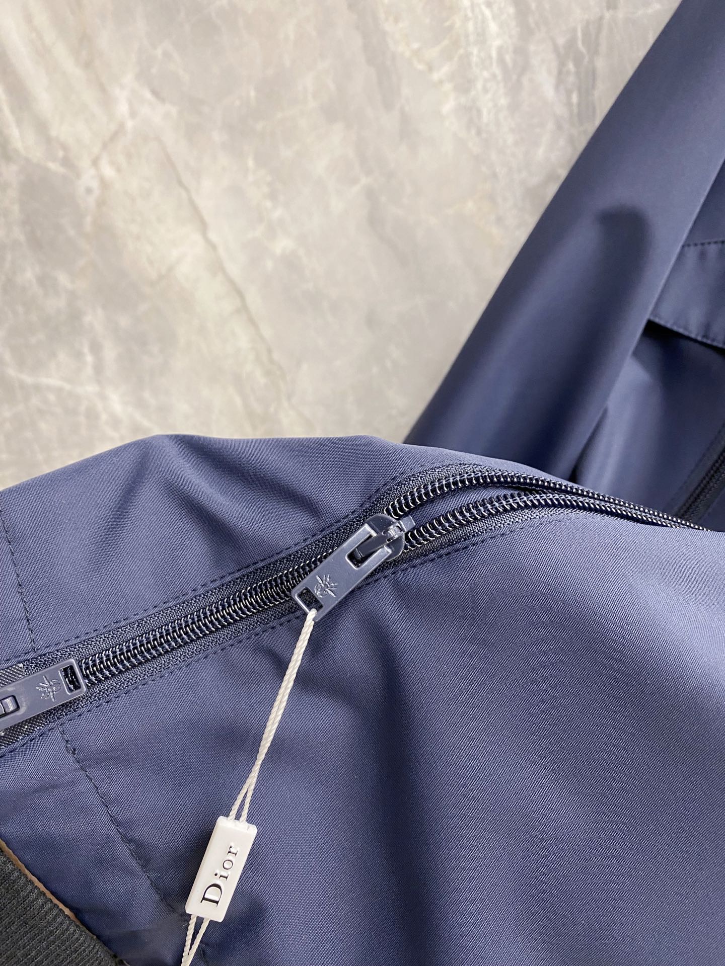 Dior Jacket Blue Hooded S