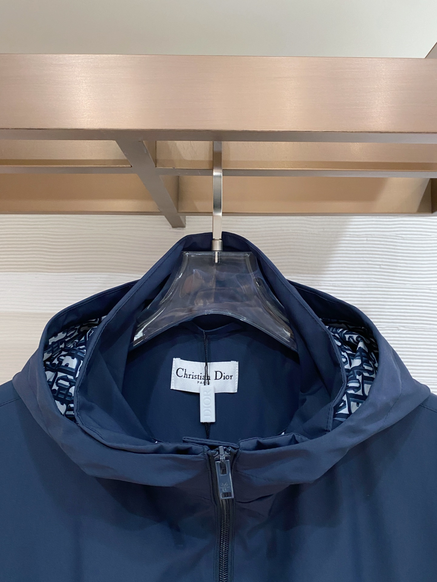 Dior Jacket Blue Hooded S